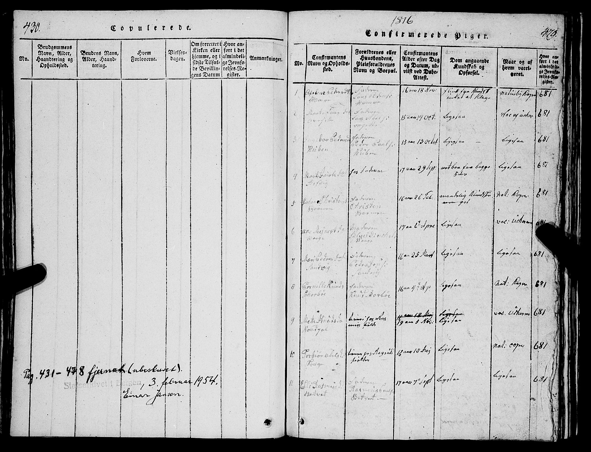 Selje sokneprestembete, SAB/A-99938/H/Ha/Hab/Haba: Parish register (copy) no. A 1, 1816-1828, p. 479