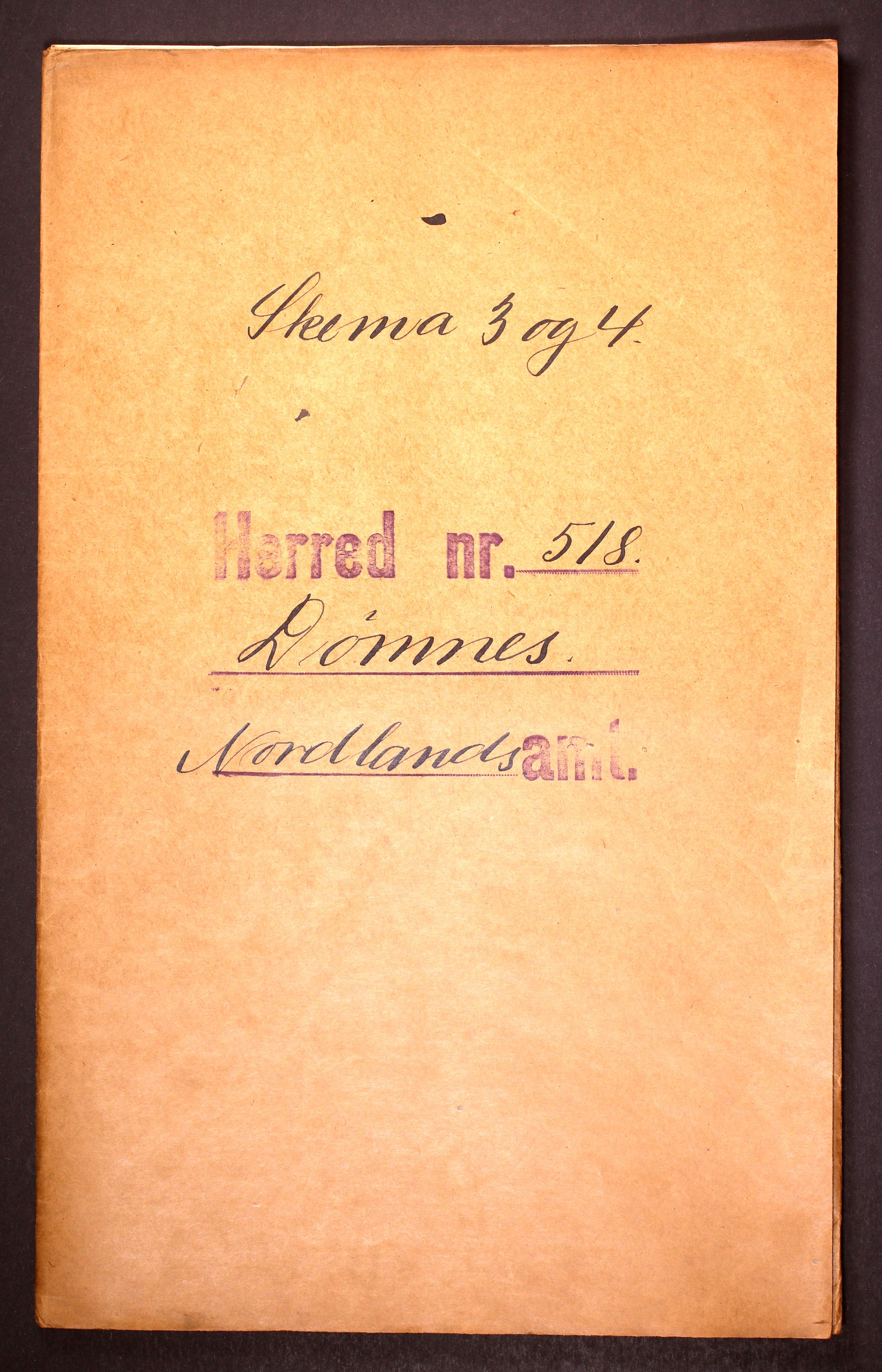 RA, 1910 census for Dønnes, 1910, p. 1