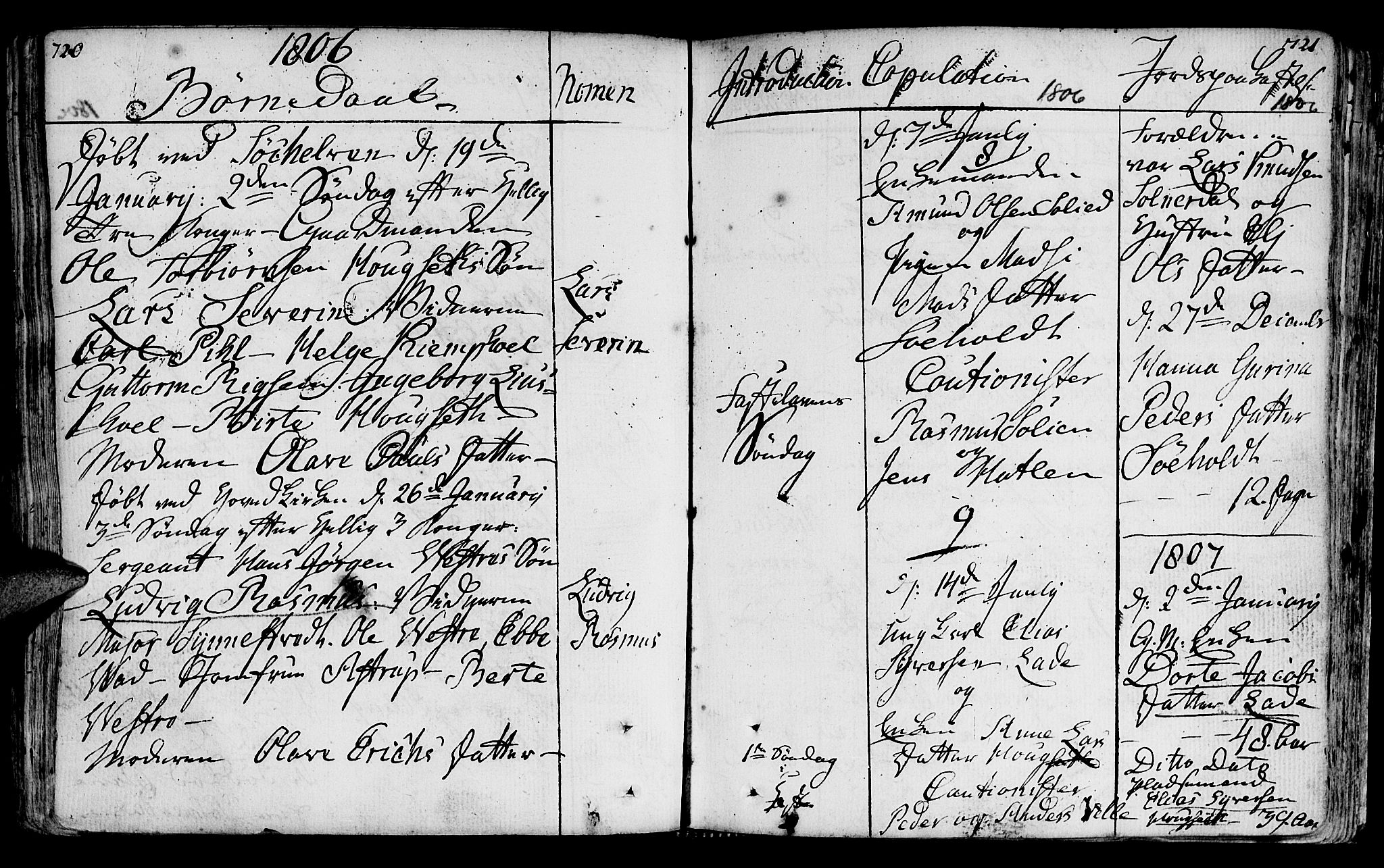 Ministerialprotokoller, klokkerbøker og fødselsregistre - Møre og Romsdal, AV/SAT-A-1454/522/L0308: Parish register (official) no. 522A03, 1773-1809, p. 720-721