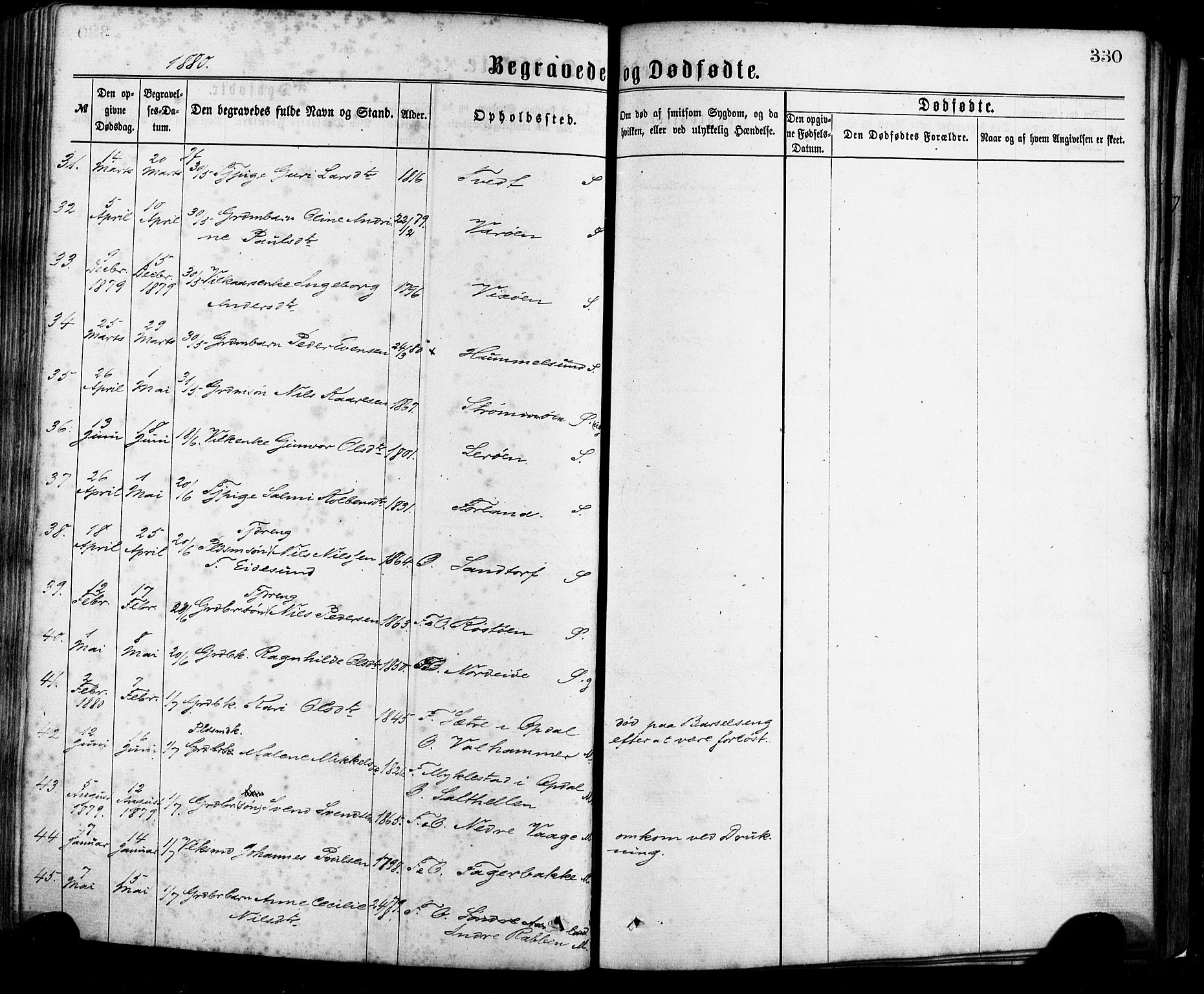 Sund sokneprestembete, AV/SAB-A-99930: Parish register (official) no. A 15, 1867-1881, p. 330