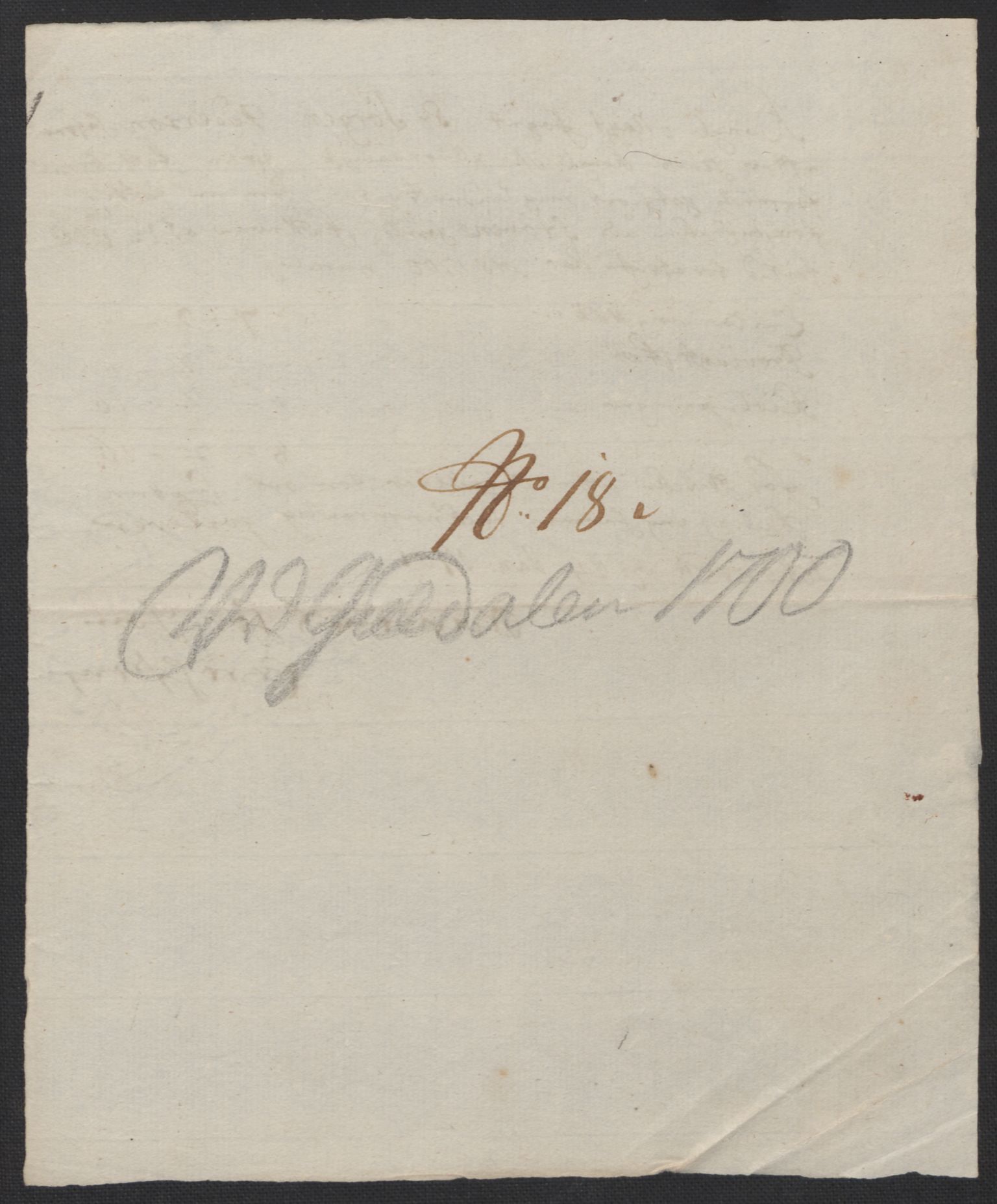 Rentekammeret inntil 1814, Reviderte regnskaper, Fogderegnskap, RA/EA-4092/R60/L3950: Fogderegnskap Orkdal og Gauldal, 1700, p. 394