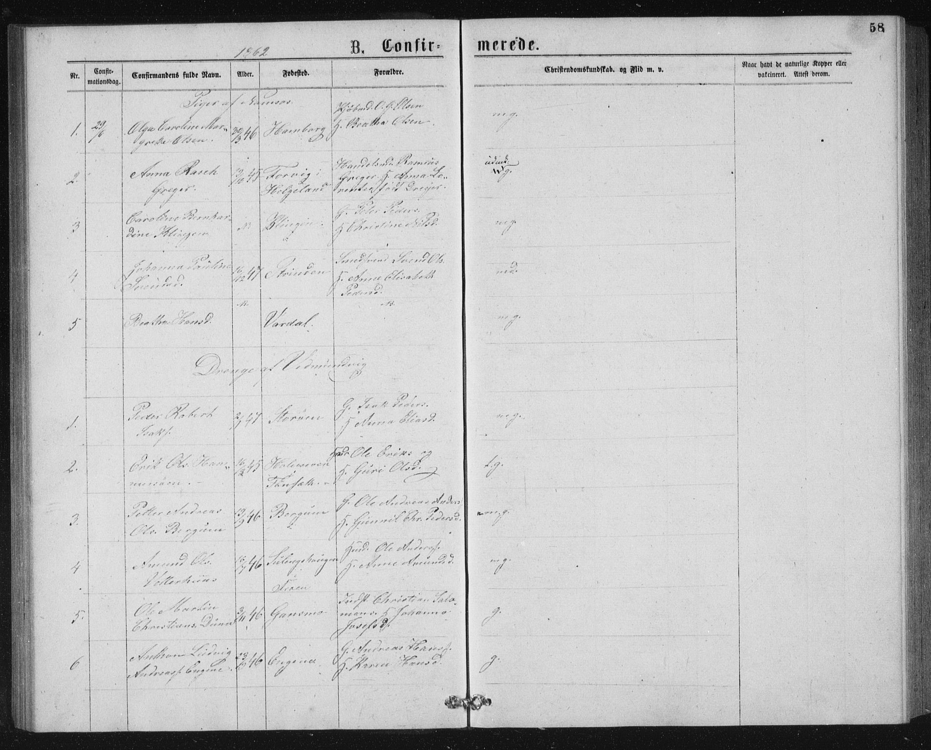 Ministerialprotokoller, klokkerbøker og fødselsregistre - Nord-Trøndelag, AV/SAT-A-1458/768/L0567: Parish register (official) no. 768A02, 1837-1865, p. 58