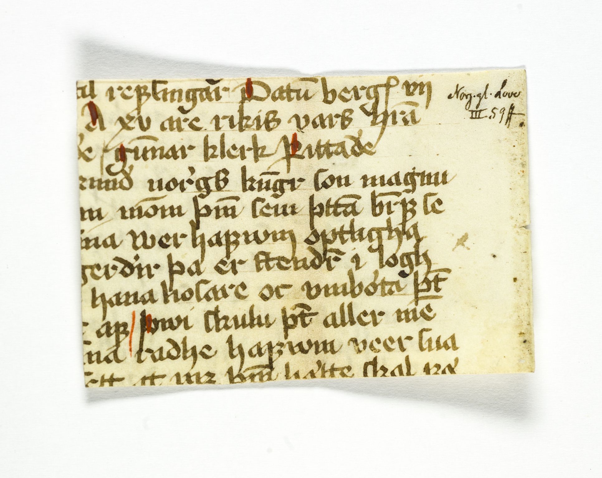 Riksarkivets diplomsamling, AV/RA-EA-5965/F26/L0003: Norrøne membranfragmenter bestand 11-30, 1100-1536, p. 145