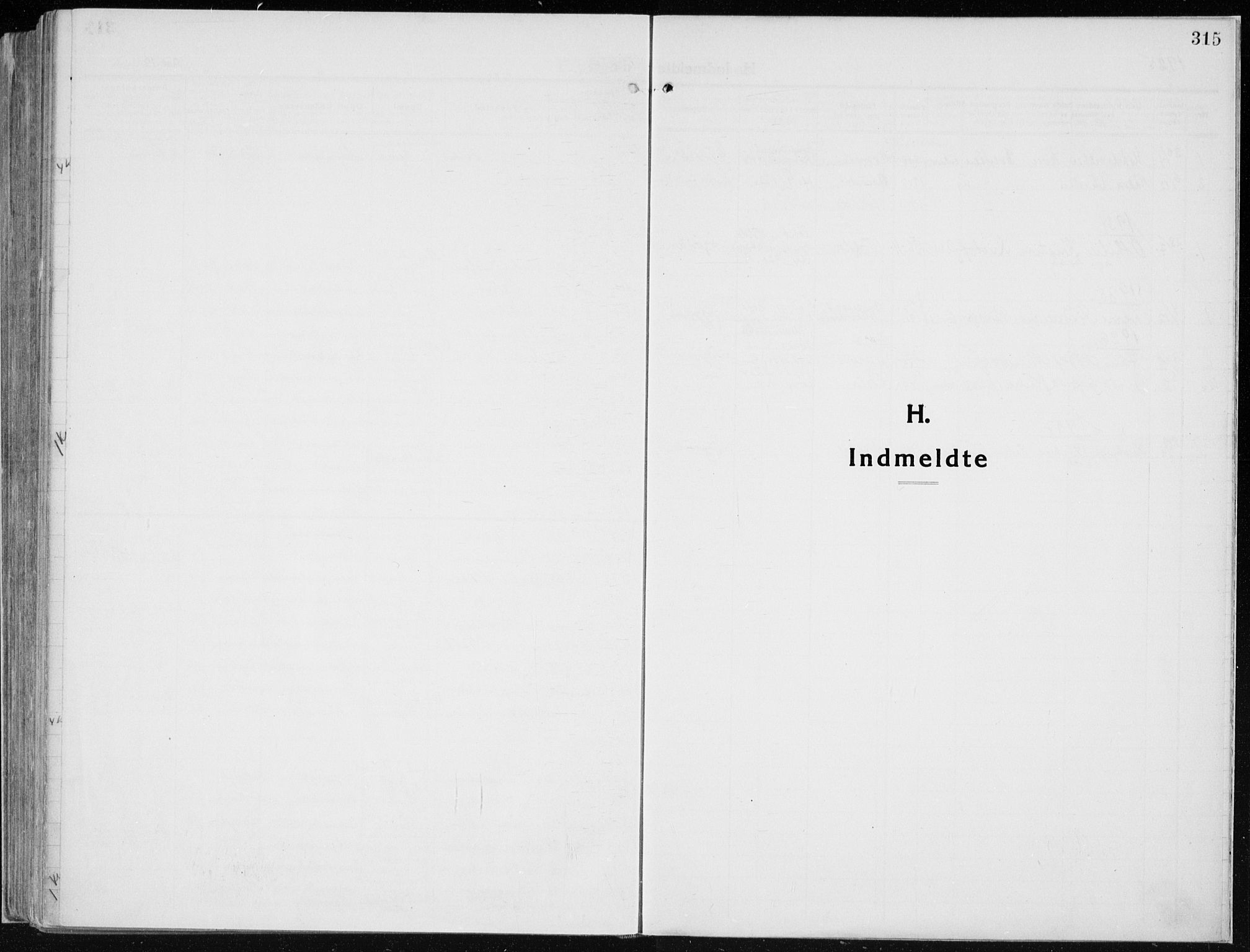Vardal prestekontor, SAH/PREST-100/H/Ha/Haa/L0015: Parish register (official) no. 15, 1923-1937, p. 315