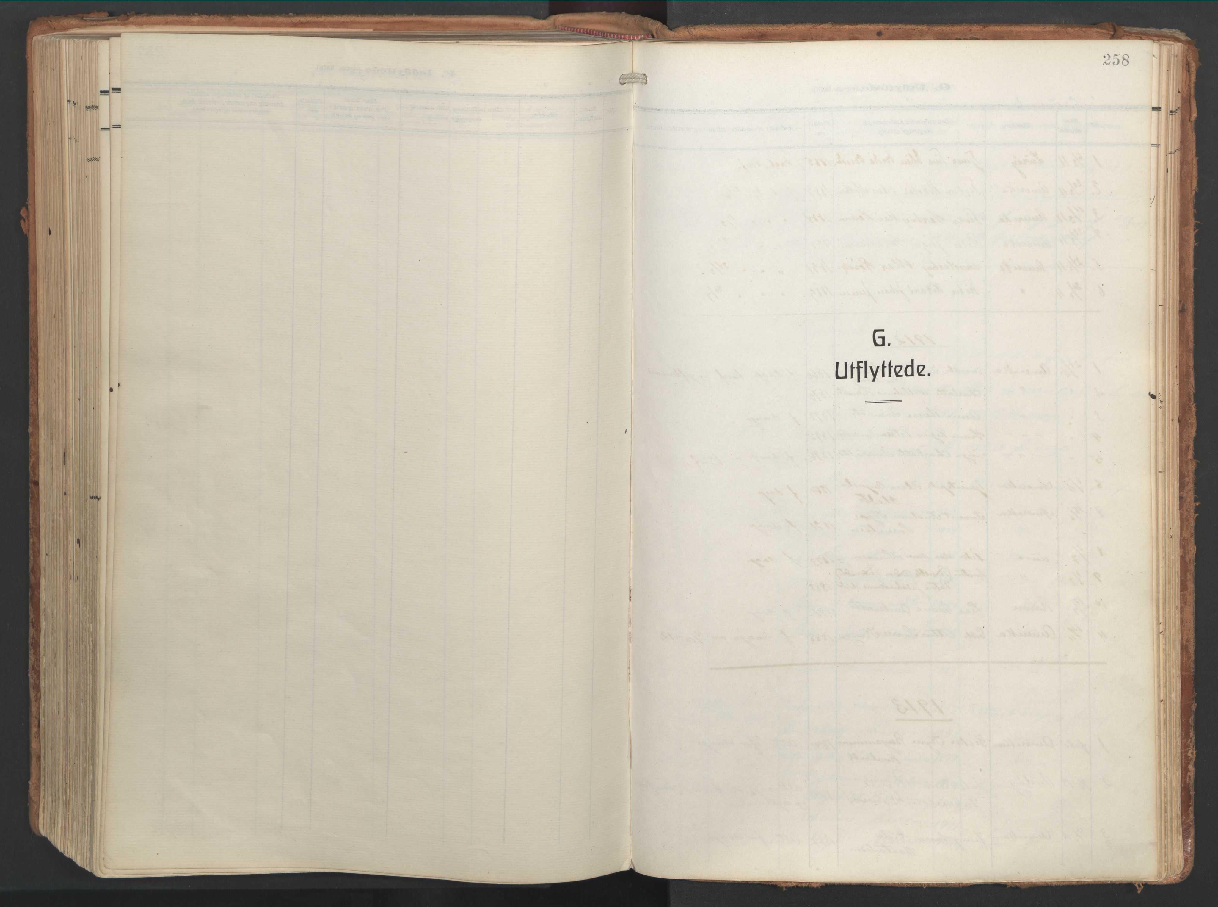Ministerialprotokoller, klokkerbøker og fødselsregistre - Nordland, SAT/A-1459/841/L0614: Parish register (official) no. 841A17, 1911-1925, p. 258