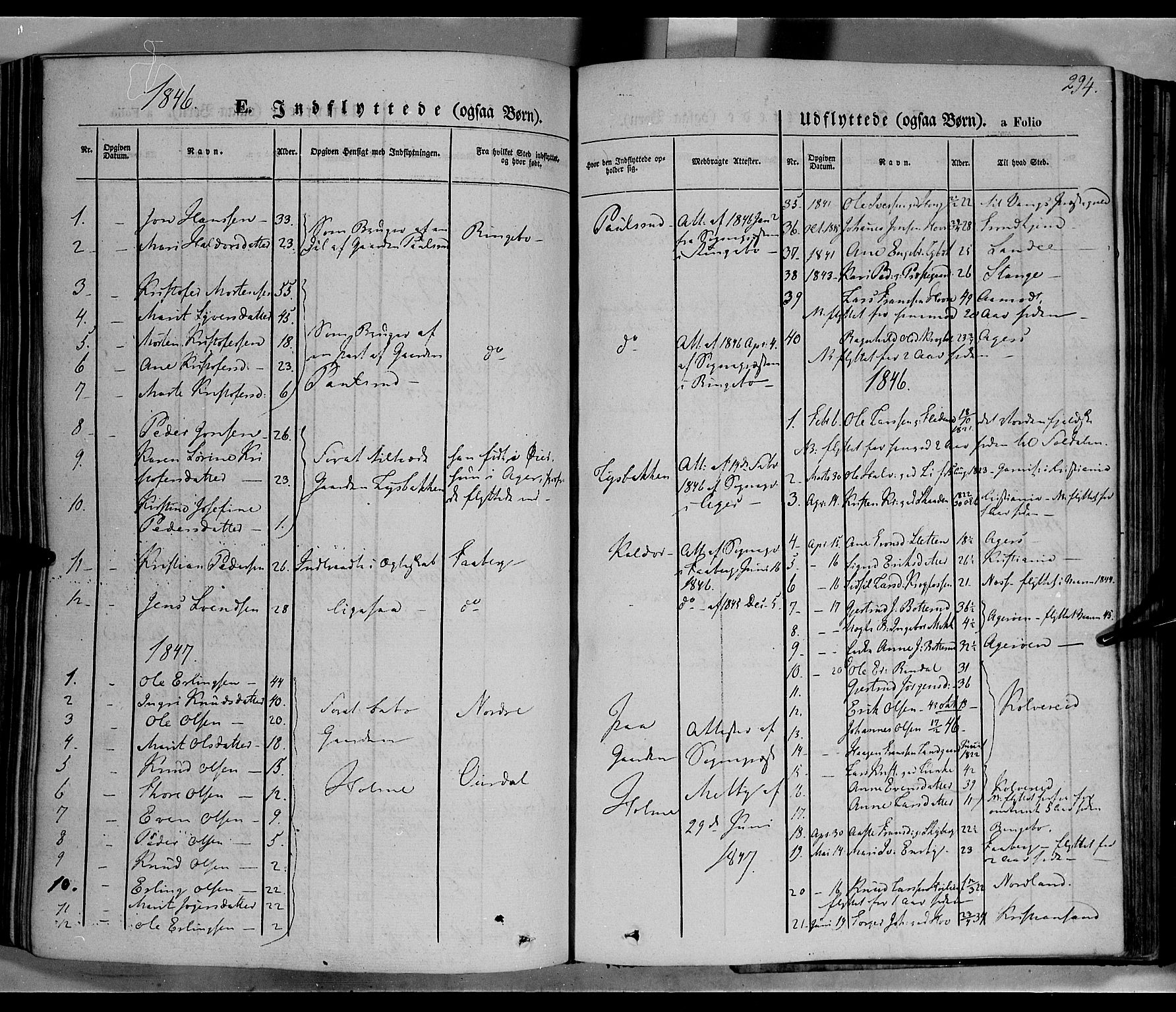 Øyer prestekontor, AV/SAH-PREST-084/H/Ha/Haa/L0005: Parish register (official) no. 5, 1842-1857, p. 294