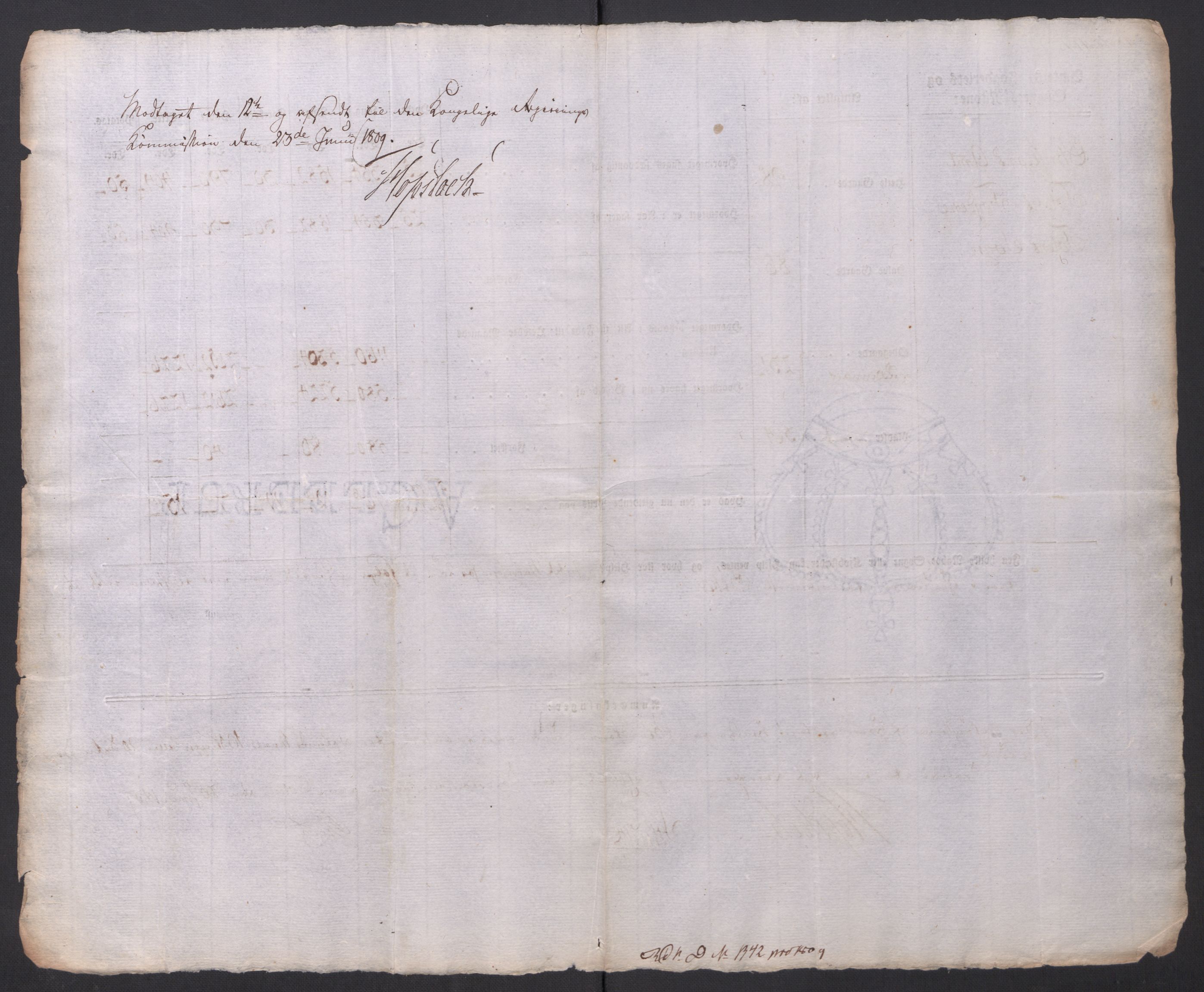 Regjeringskommisjonen 1807-1810, 1. kontor/byrå, AV/RA-EA-2871/Dd/L0014: Kornavl: De utfyldte skjemaer fra sognekommisjonene i Kristiania og Kristiansand stift, 1809, p. 123