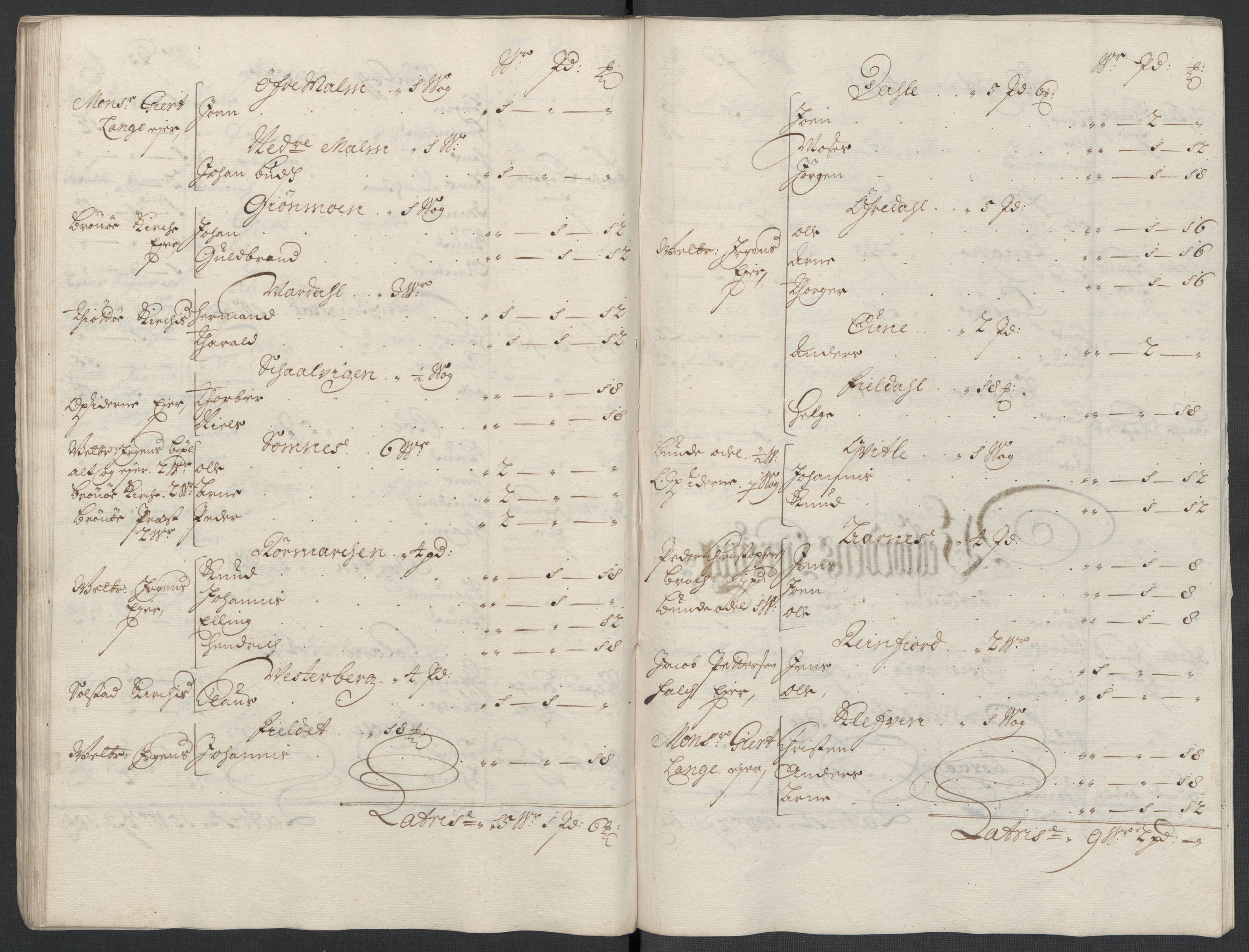 Rentekammeret inntil 1814, Reviderte regnskaper, Fogderegnskap, AV/RA-EA-4092/R65/L4506: Fogderegnskap Helgeland, 1697-1698, p. 67