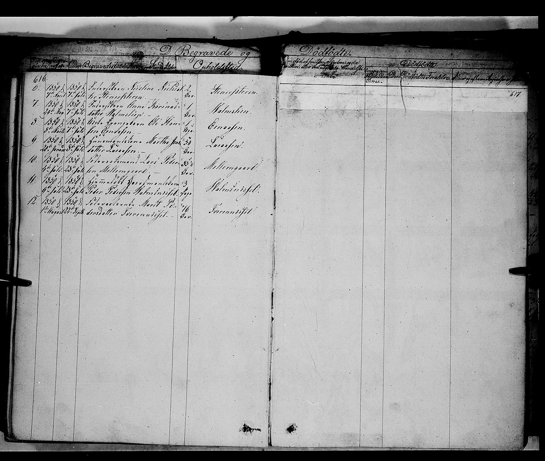 Trysil prestekontor, AV/SAH-PREST-046/H/Ha/Haa/L0004: Parish register (official) no. 4 /2, 1842-1850, p. 616-617