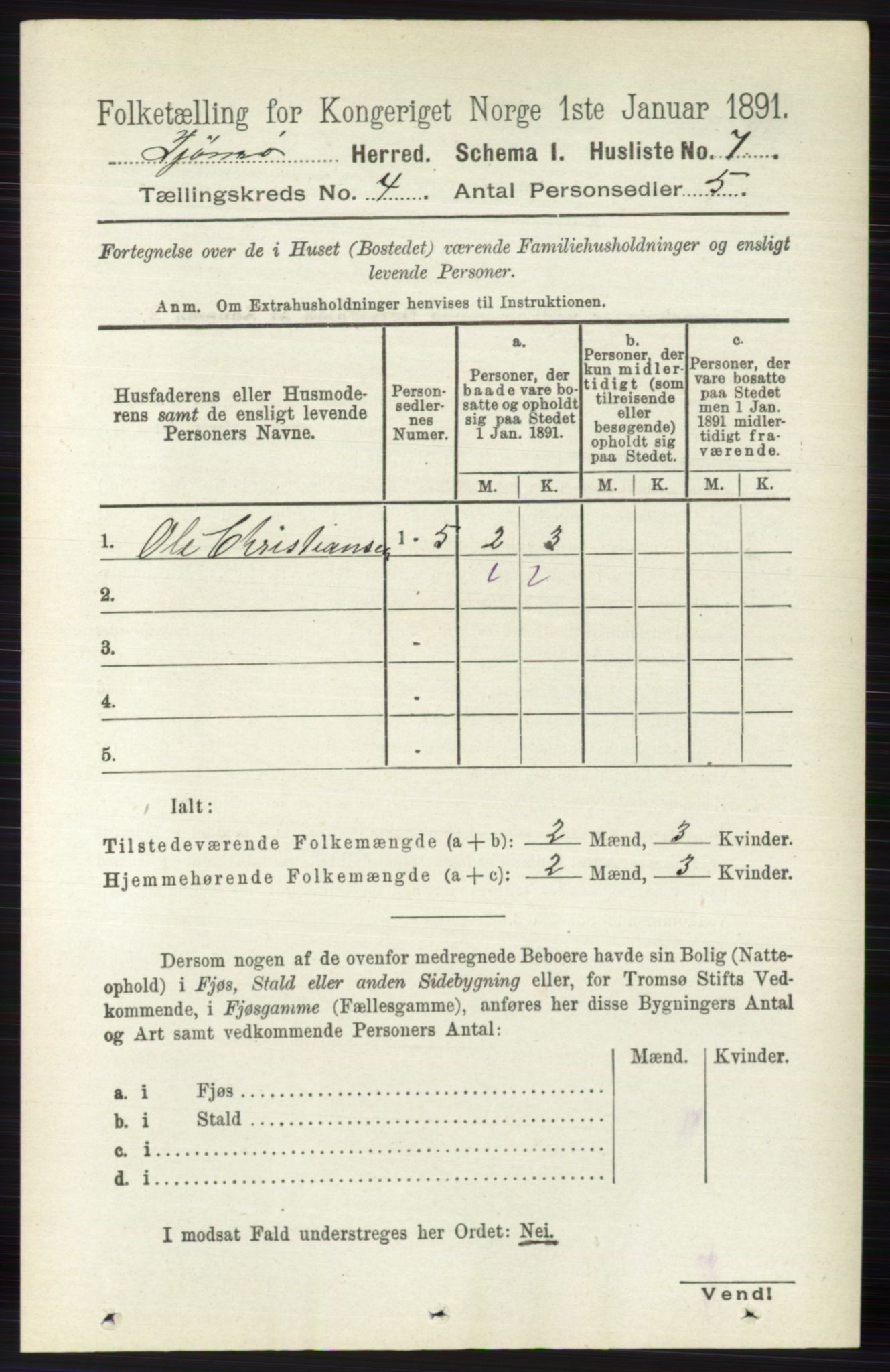 RA, 1891 census for 0723 Tjøme, 1891, p. 1217