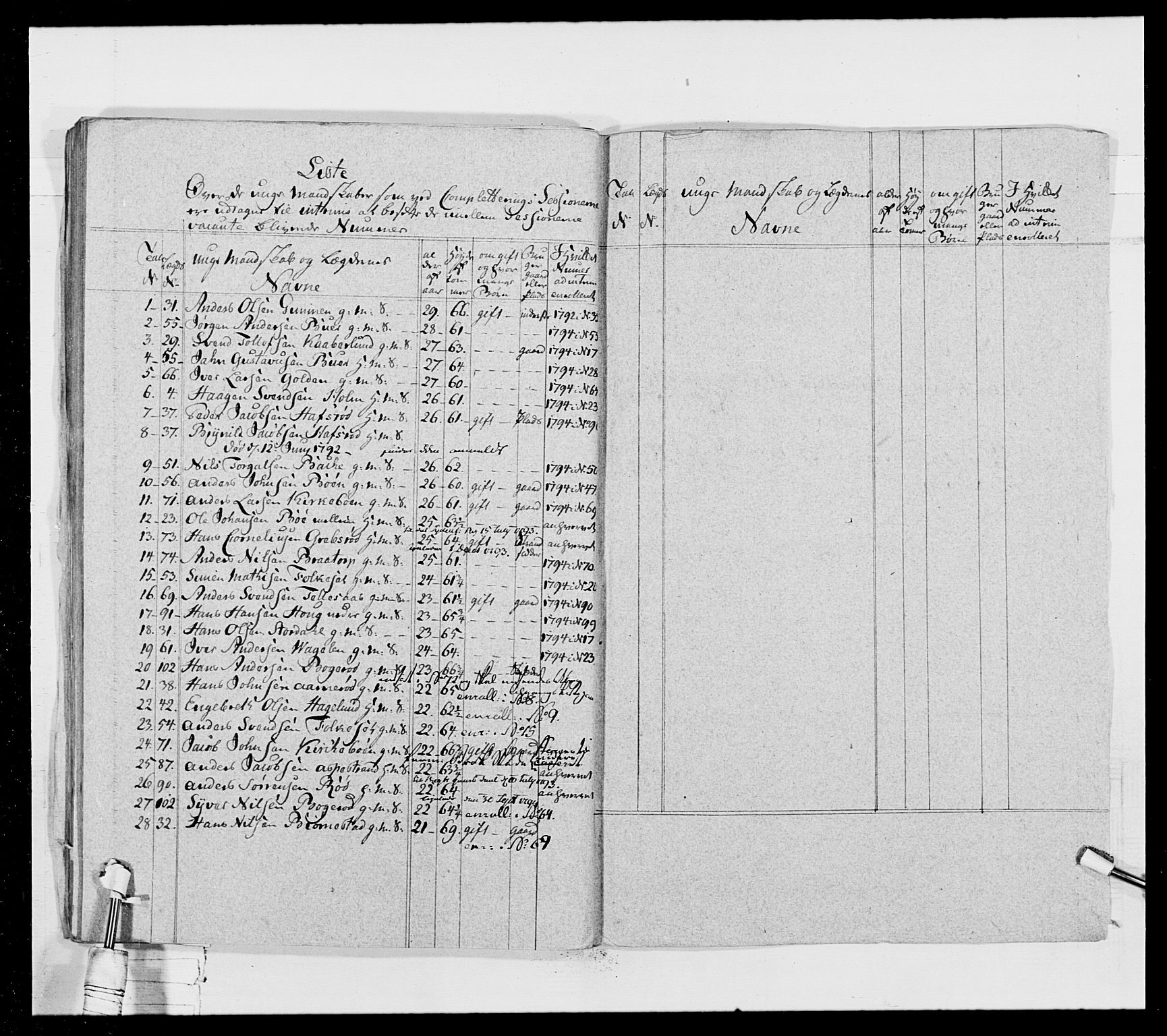 Generalitets- og kommissariatskollegiet, Det kongelige norske kommissariatskollegium, AV/RA-EA-5420/E/Eh/L0028: Sønnafjelske gevorbne infanteriregiment, 1766-1795, p. 320