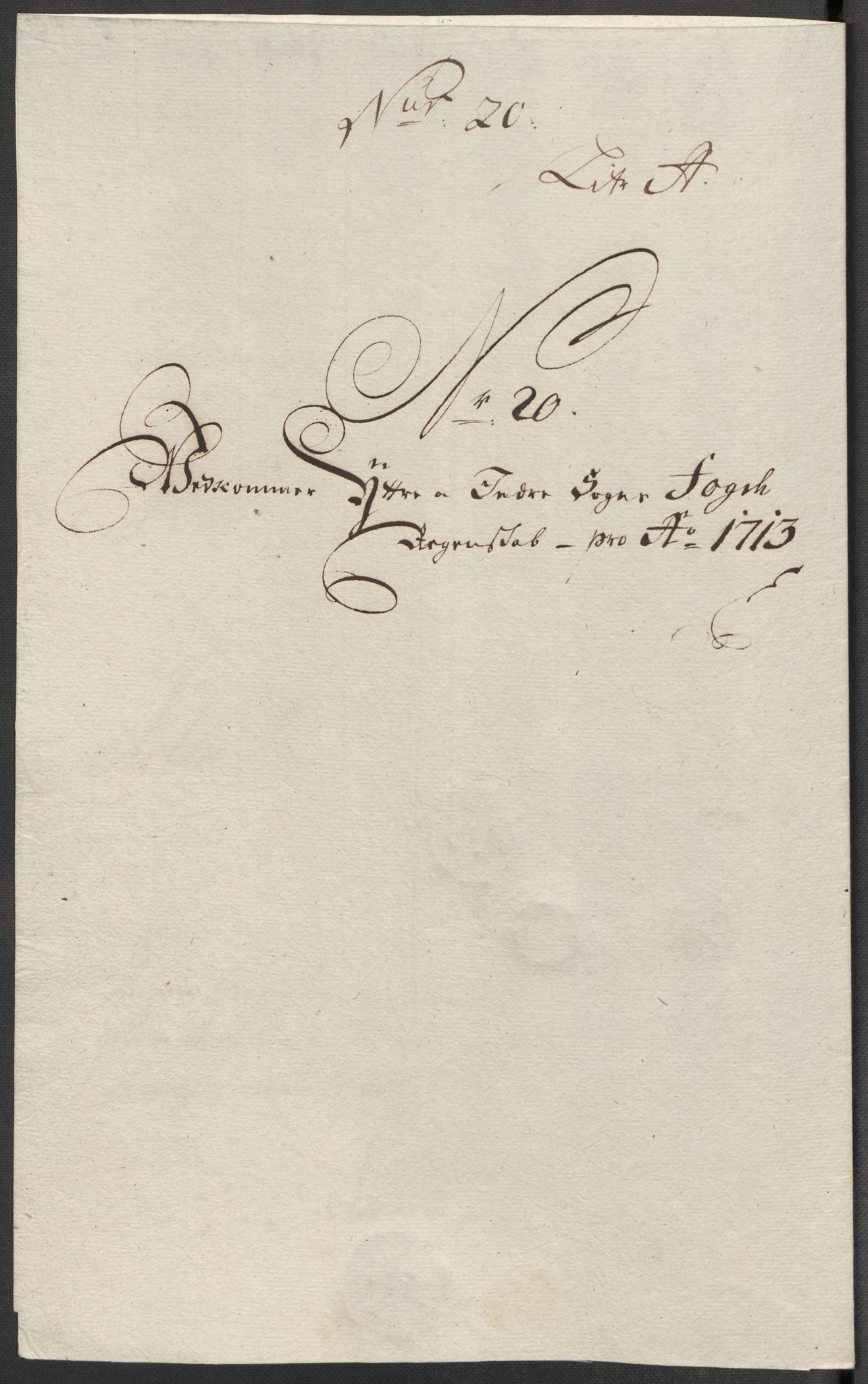 Rentekammeret inntil 1814, Reviderte regnskaper, Fogderegnskap, AV/RA-EA-4092/R52/L3319: Fogderegnskap Sogn, 1713-1714, p. 271