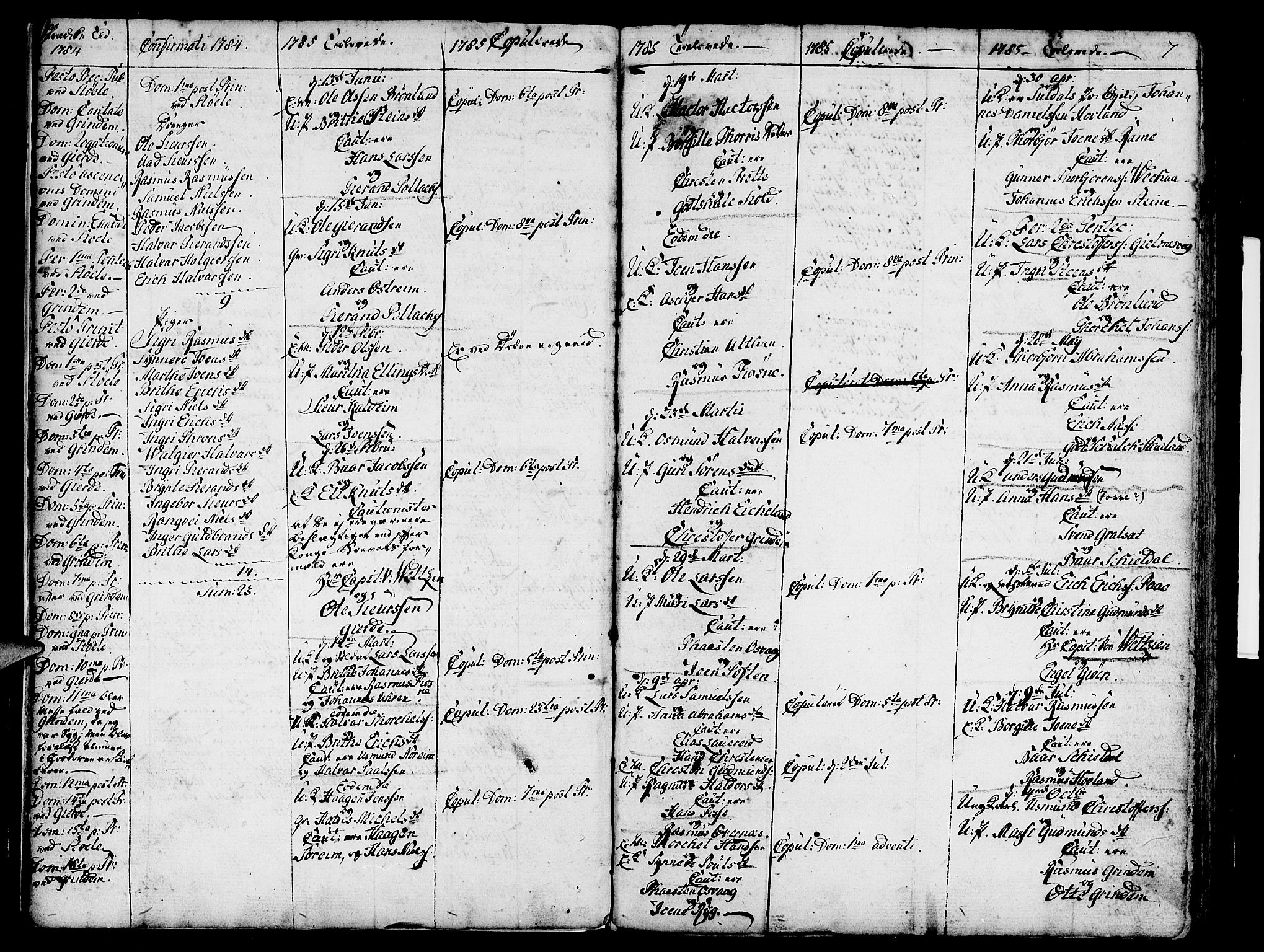 Etne sokneprestembete, SAB/A-75001/H/Haa: Parish register (official) no. A 4, 1782-1807, p. 7