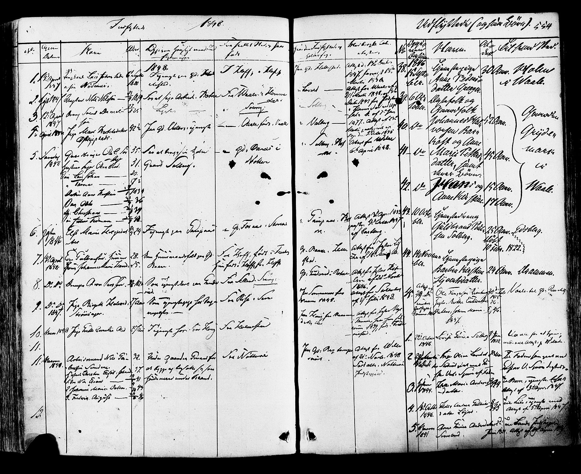 Botne kirkebøker, AV/SAKO-A-340/F/Fa/L0006: Parish register (official) no. I 6, 1836-1877, p. 554