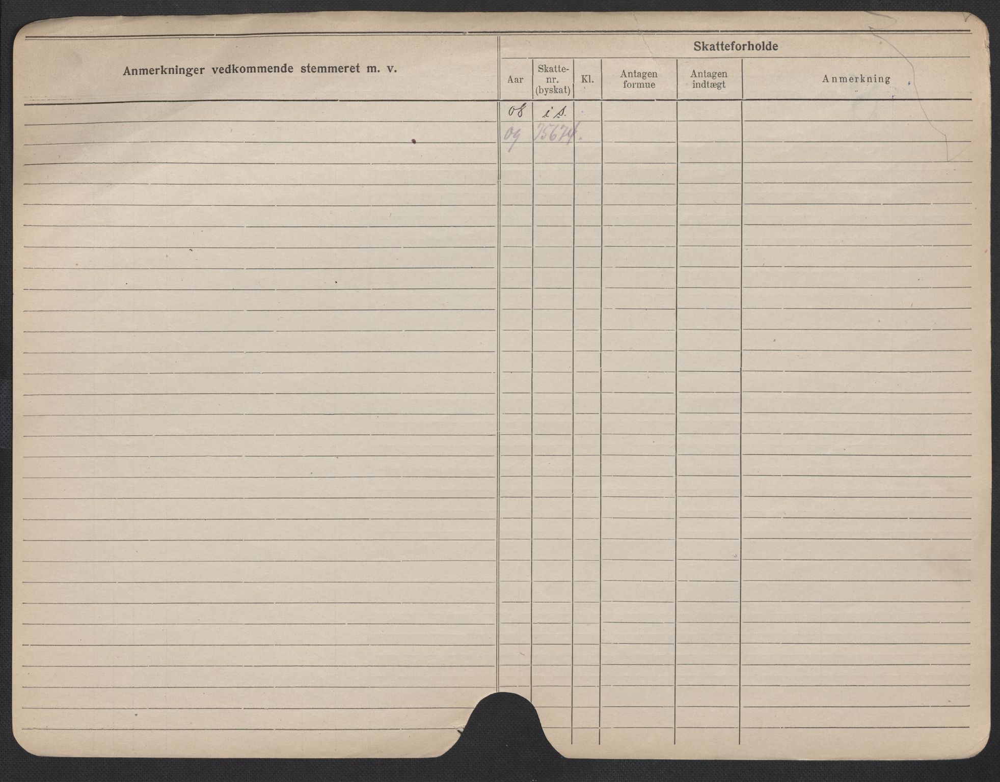 Oslo folkeregister, Registerkort, SAO/A-11715/F/Fa/Fac/L0009: Menn, 1906-1914, p. 79b