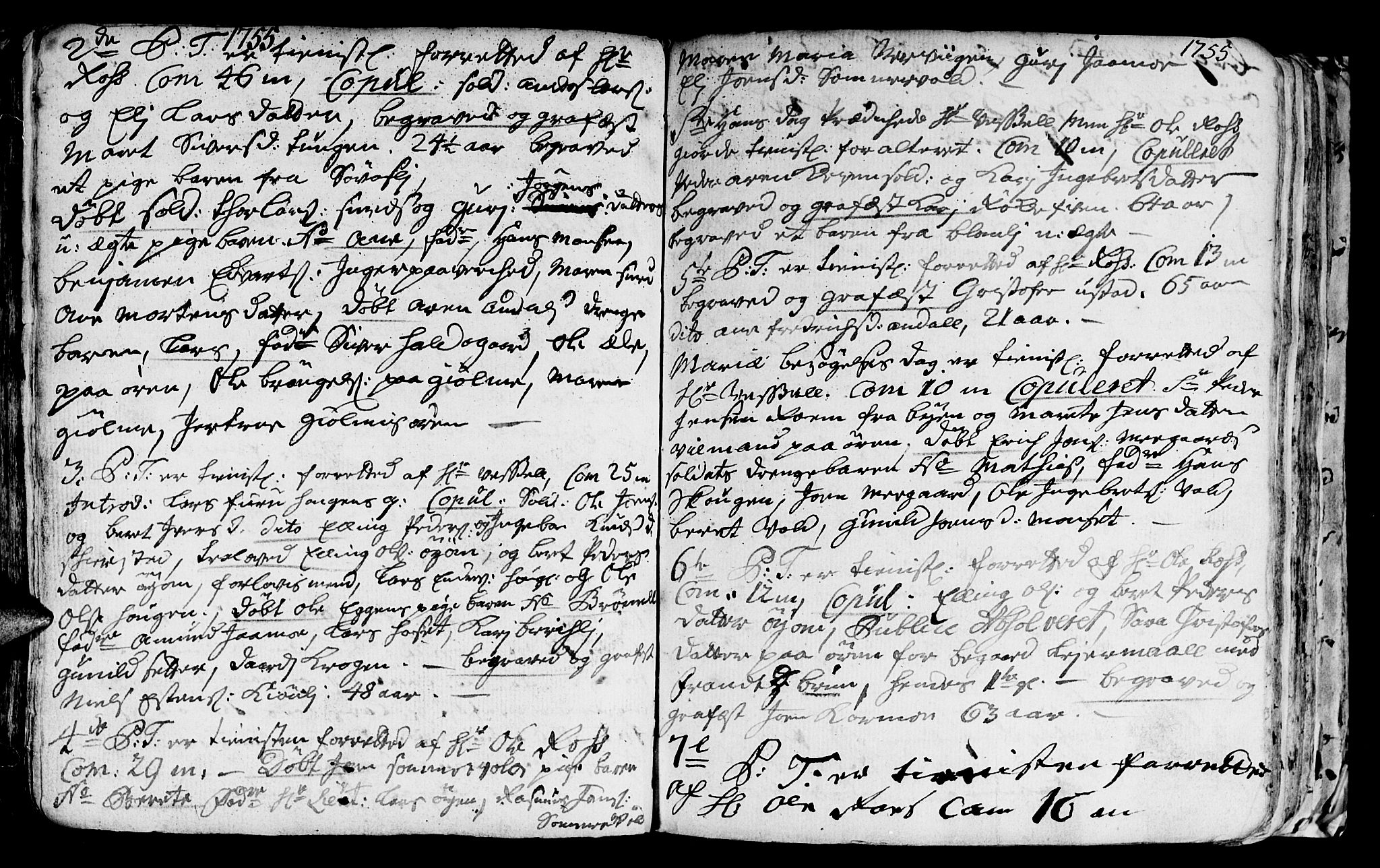 Ministerialprotokoller, klokkerbøker og fødselsregistre - Sør-Trøndelag, AV/SAT-A-1456/668/L0813: Parish register (copy) no. 668C02, 1743-1765