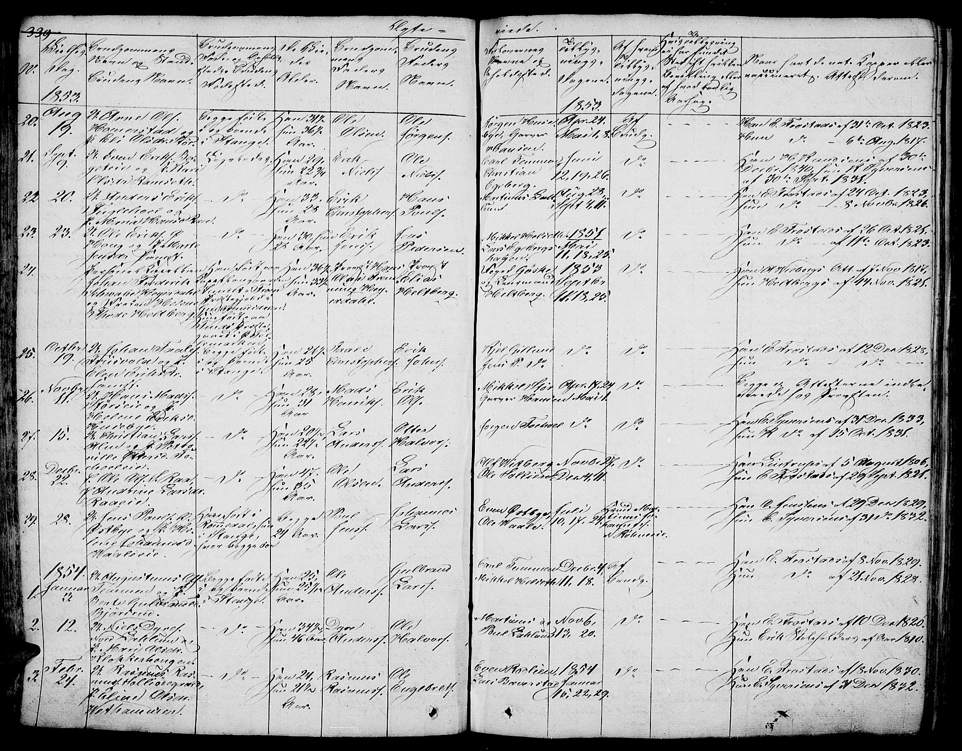 Stange prestekontor, SAH/PREST-002/L/L0003: Parish register (copy) no. 3, 1840-1864, p. 339
