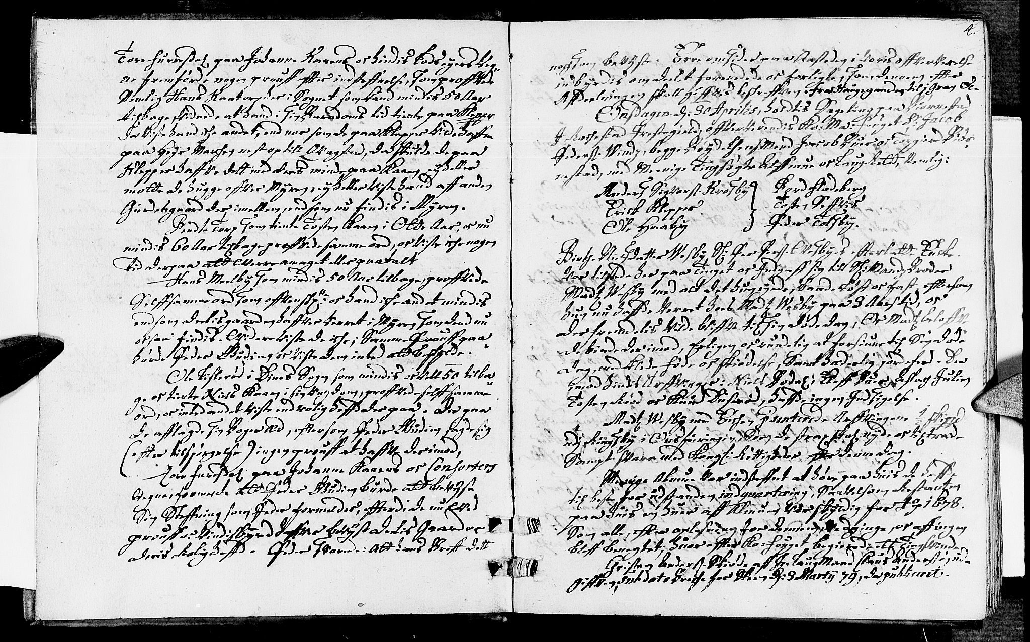 Rakkestad sorenskriveri, SAO/A-10686/F/Fb/L0027: Tingbøker, 1679-1681, p. 3b-4a