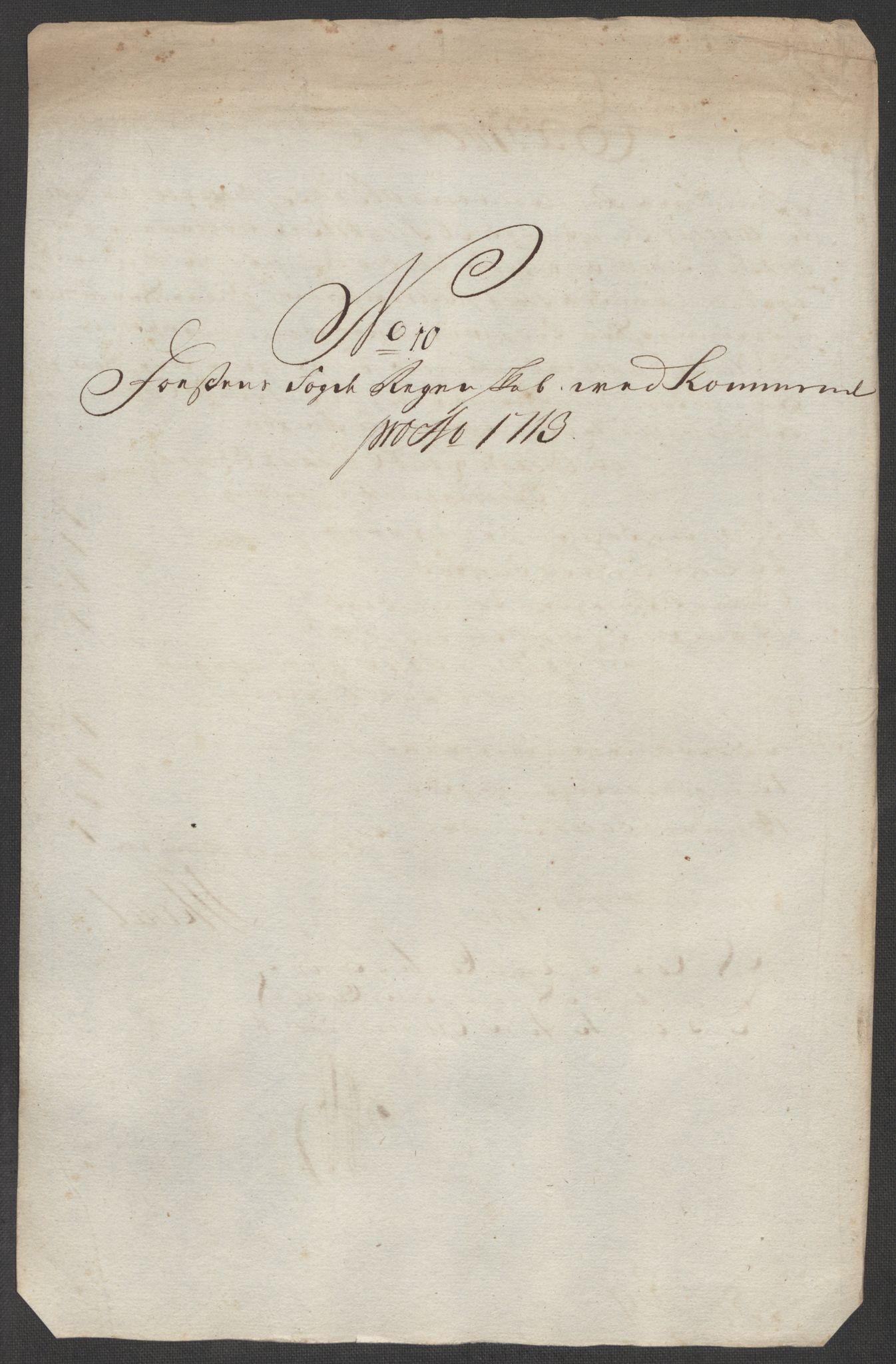 Rentekammeret inntil 1814, Reviderte regnskaper, Fogderegnskap, AV/RA-EA-4092/R57/L3861: Fogderegnskap Fosen, 1712-1713, p. 372