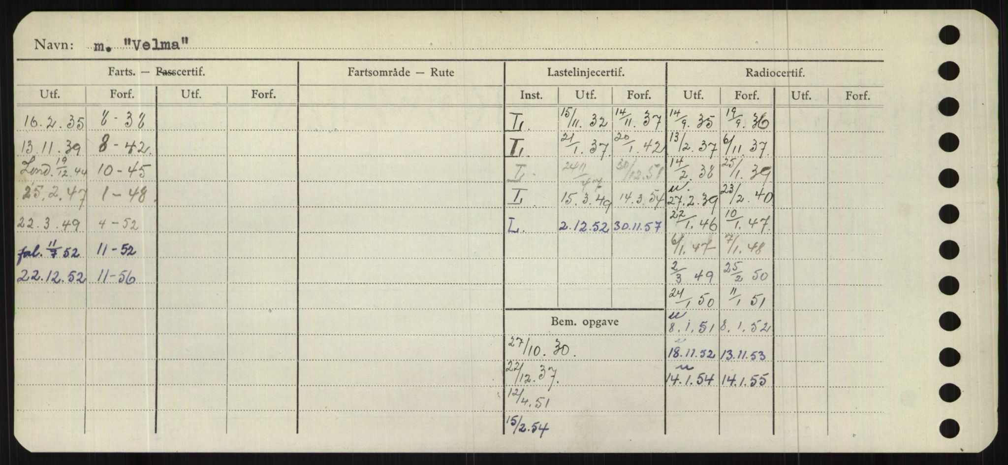 Sjøfartsdirektoratet med forløpere, Skipsmålingen, RA/S-1627/H/Hb/L0005: Fartøy, T-Å, p. 290