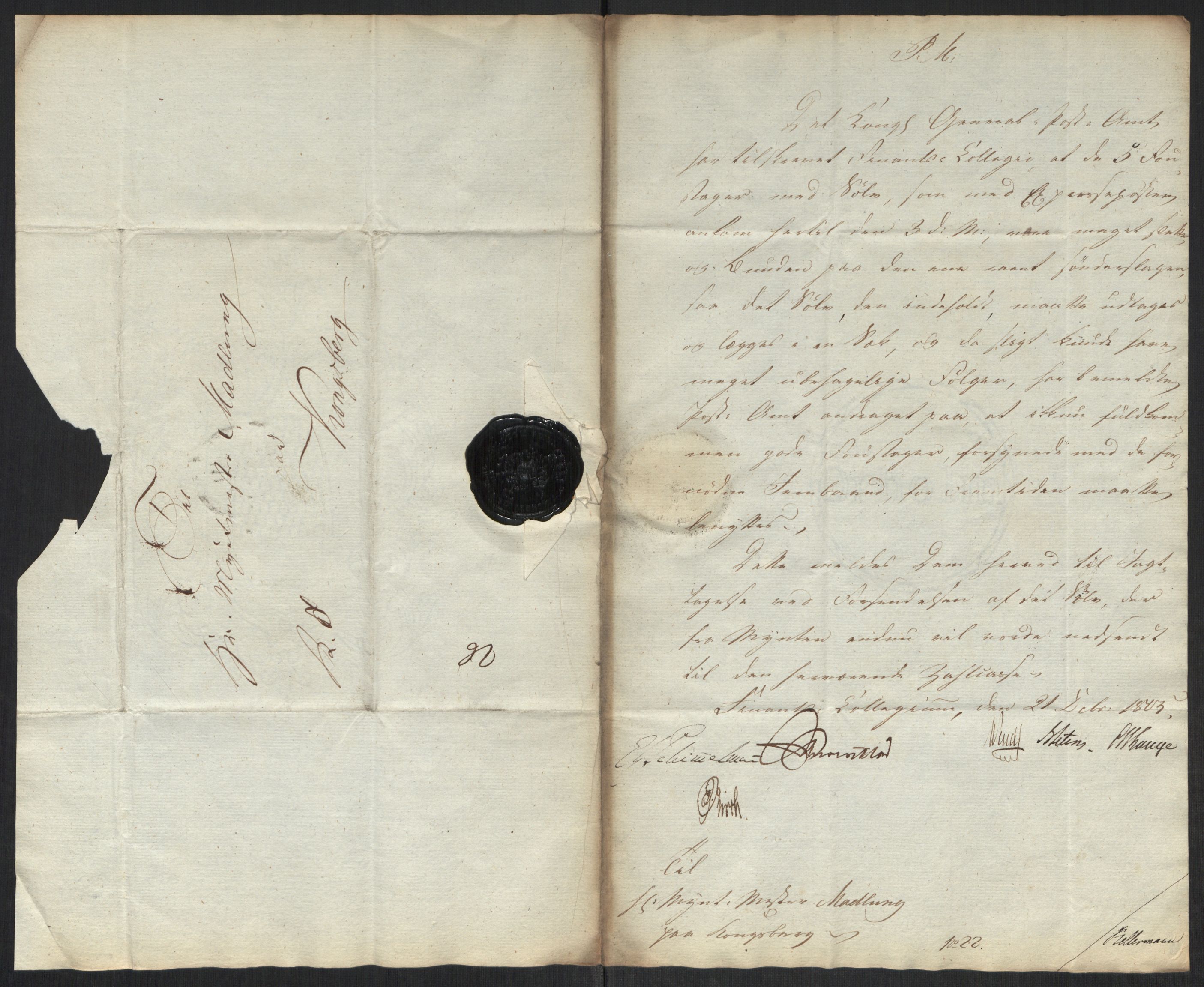 Rentekammeret inntil 1814, Realistisk ordnet avdeling, AV/RA-EA-4070/Oa/L0008: [Y6]: Embetsbrev til myntmesteren på Kongsberg (1797-1806 og 1808-1813), 1797-1813, p. 207