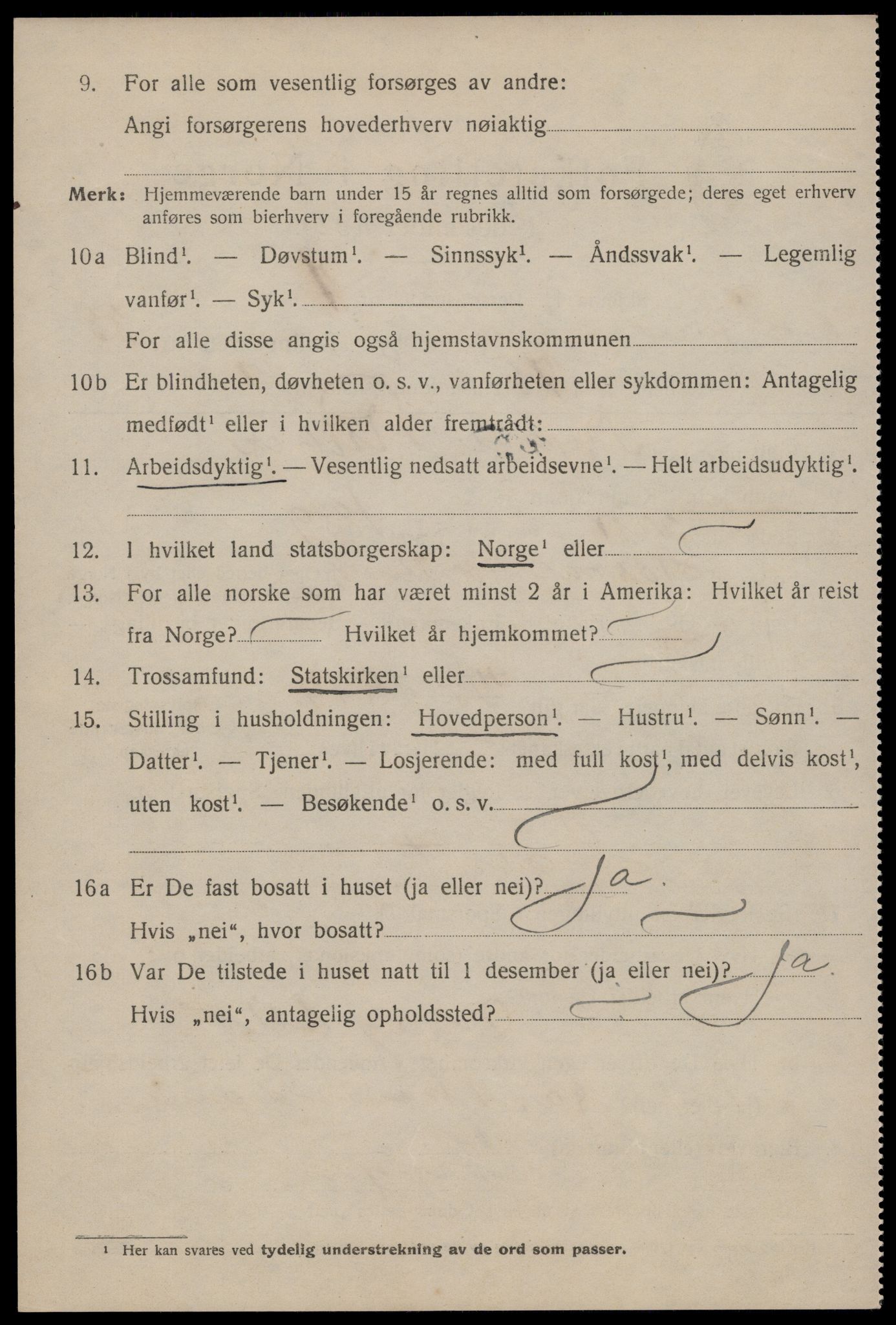 SAST, 1920 census for Stavanger, 1920, p. 91803