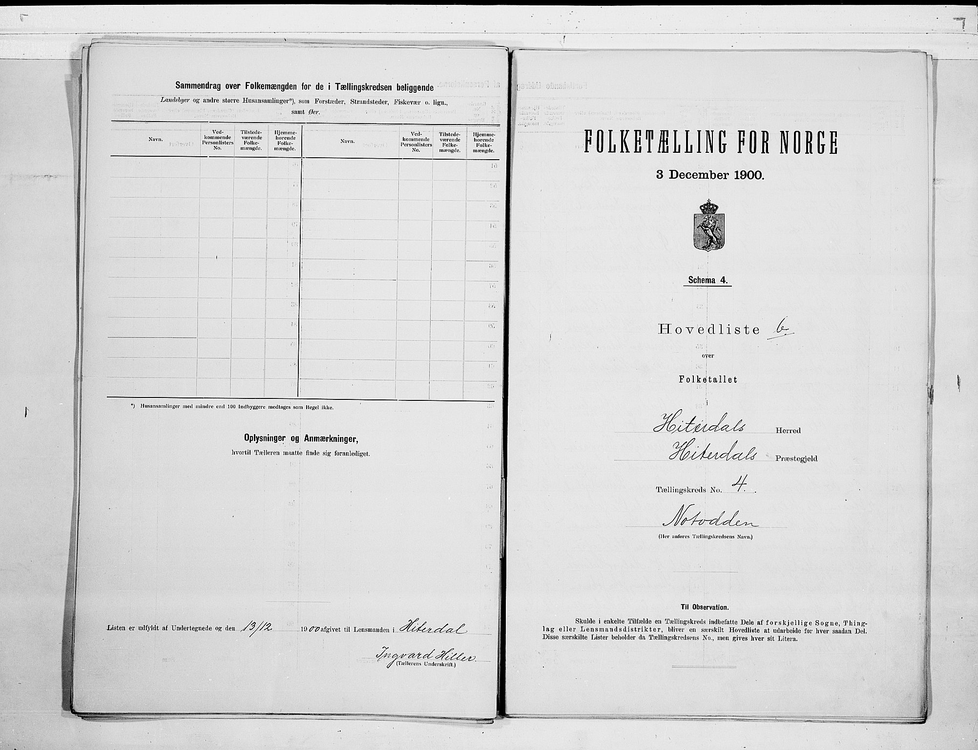 SAKO, 1900 census for Heddal, 1900, p. 14