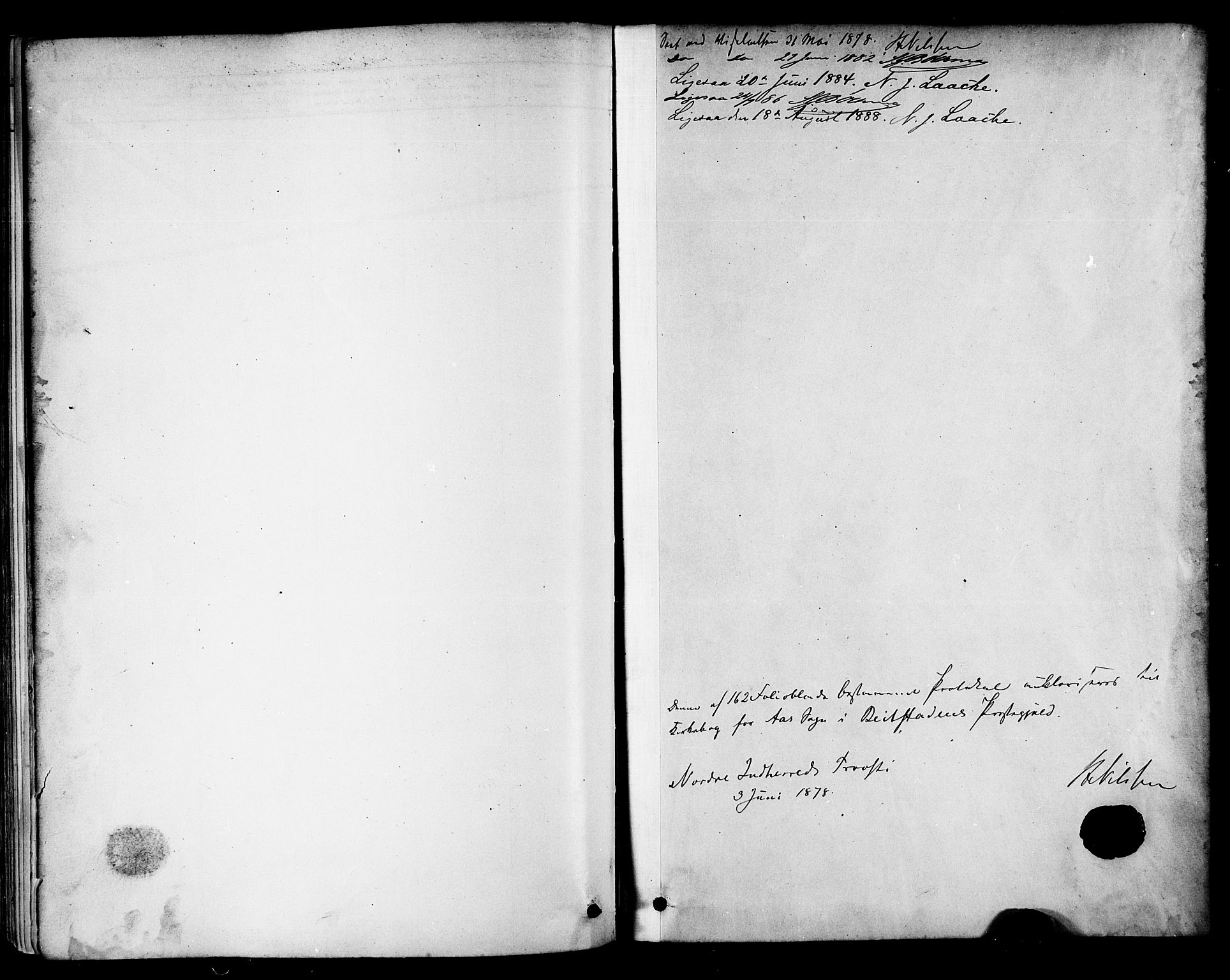 Ministerialprotokoller, klokkerbøker og fødselsregistre - Nord-Trøndelag, AV/SAT-A-1458/742/L0408: Parish register (official) no. 742A01, 1878-1890