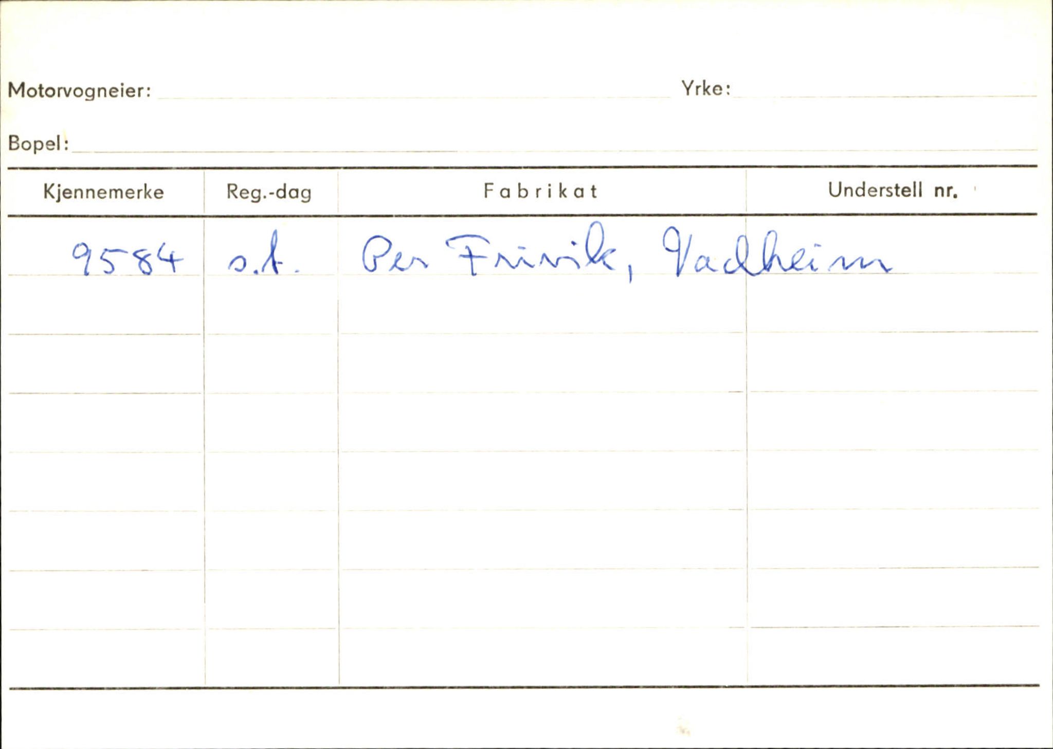 Statens vegvesen, Sogn og Fjordane vegkontor, AV/SAB-A-5301/4/F/L0131: Eigarregister Høyanger P-Å. Stryn S-Å, 1945-1975, p. 692