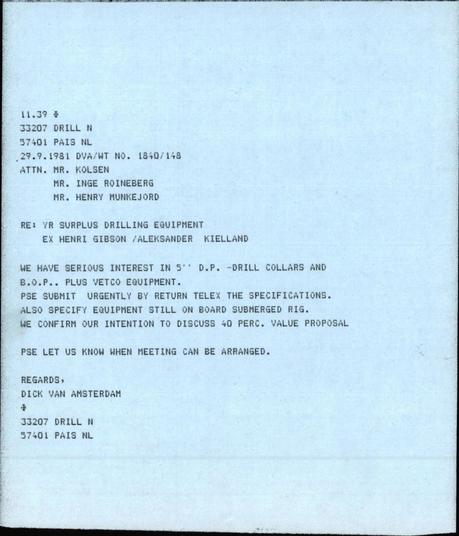 Pa 1503 - Stavanger Drilling AS, AV/SAST-A-101906/2/E/Eb/Eba/L0018: Alexander L. Kielland repair, 1976-1981