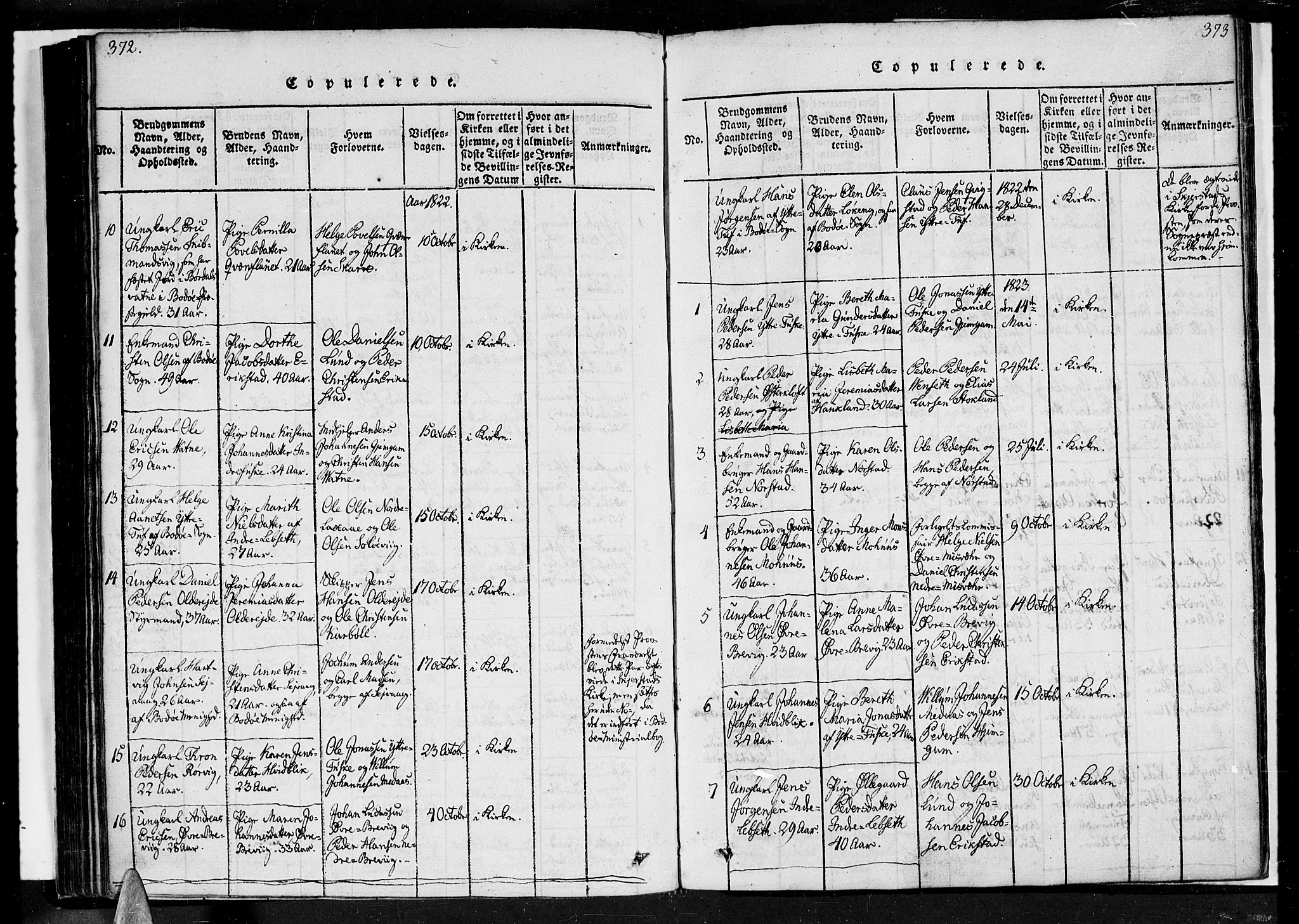 Ministerialprotokoller, klokkerbøker og fødselsregistre - Nordland, SAT/A-1459/852/L0736: Parish register (official) no. 852A06, 1820-1833, p. 372-373