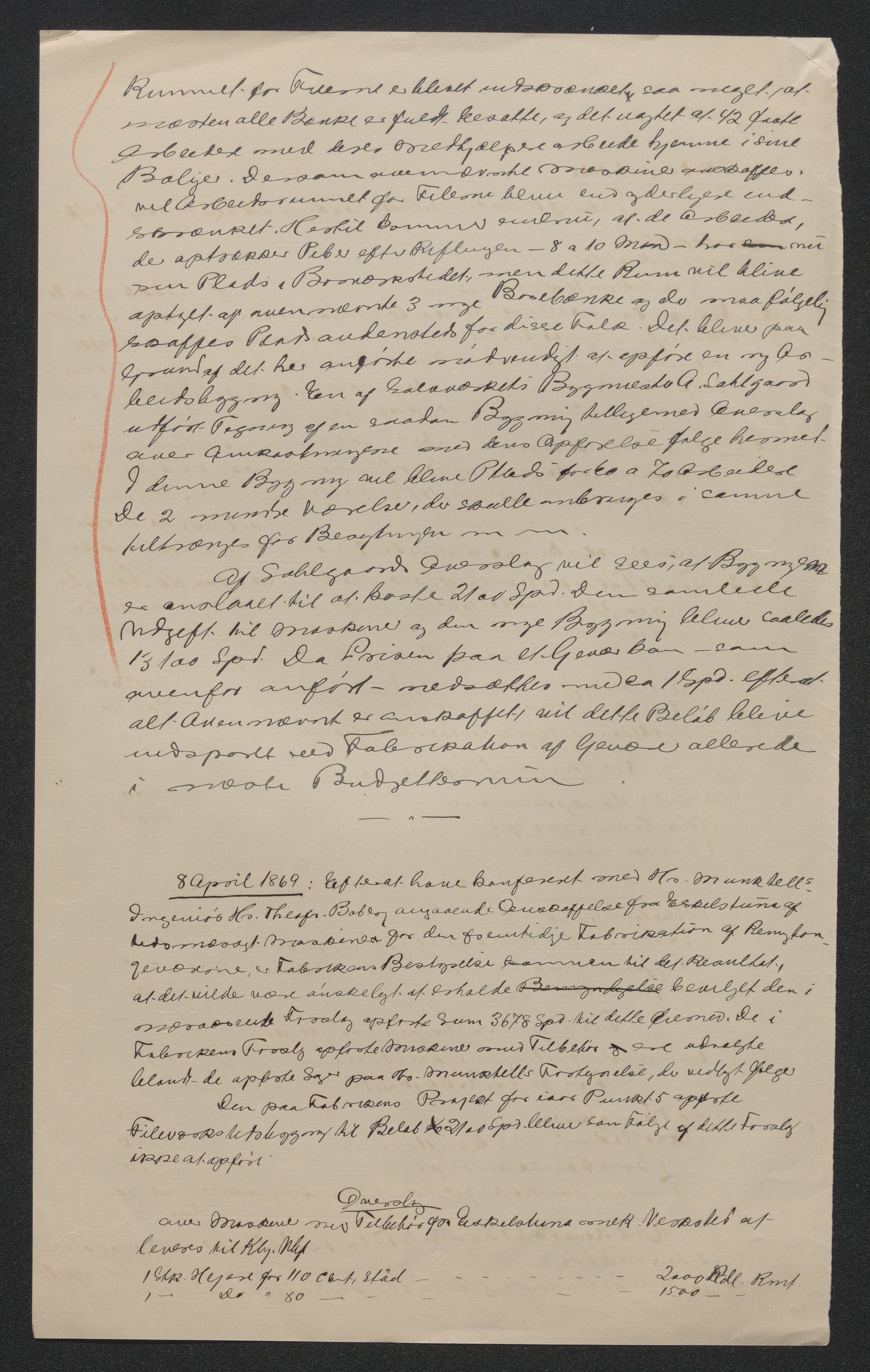 Kongsberg Våpenfabrikk, AV/SAKO-P-1081/G/Ga/L0002: Instruksjoner, reglementer, produksjon, tekniske rapporter m.m., 1854-1919, p. 10