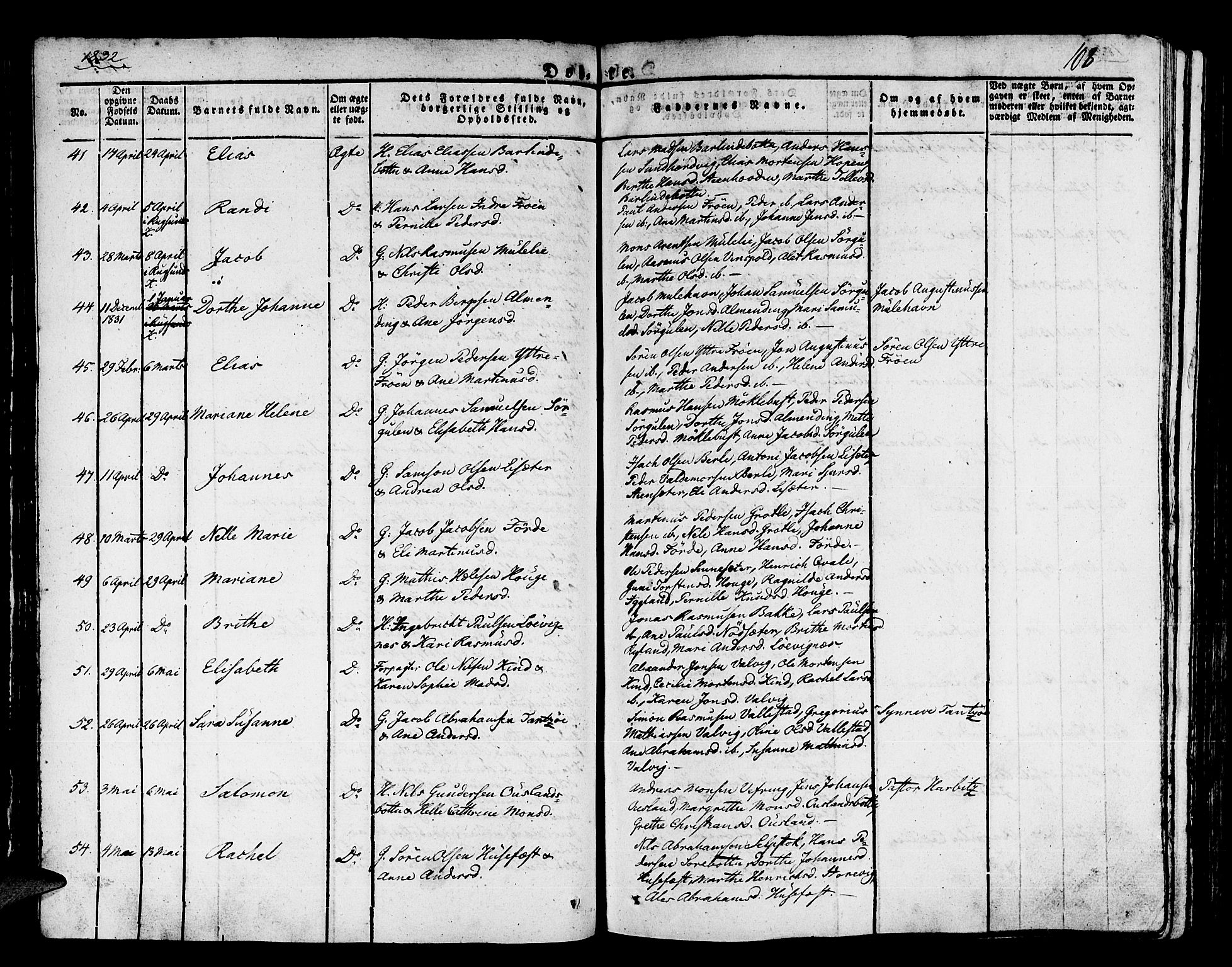 Kinn sokneprestembete, SAB/A-80801/H/Haa/Haaa/L0004/0001: Parish register (official) no. A 4I, 1822-1840, p. 108