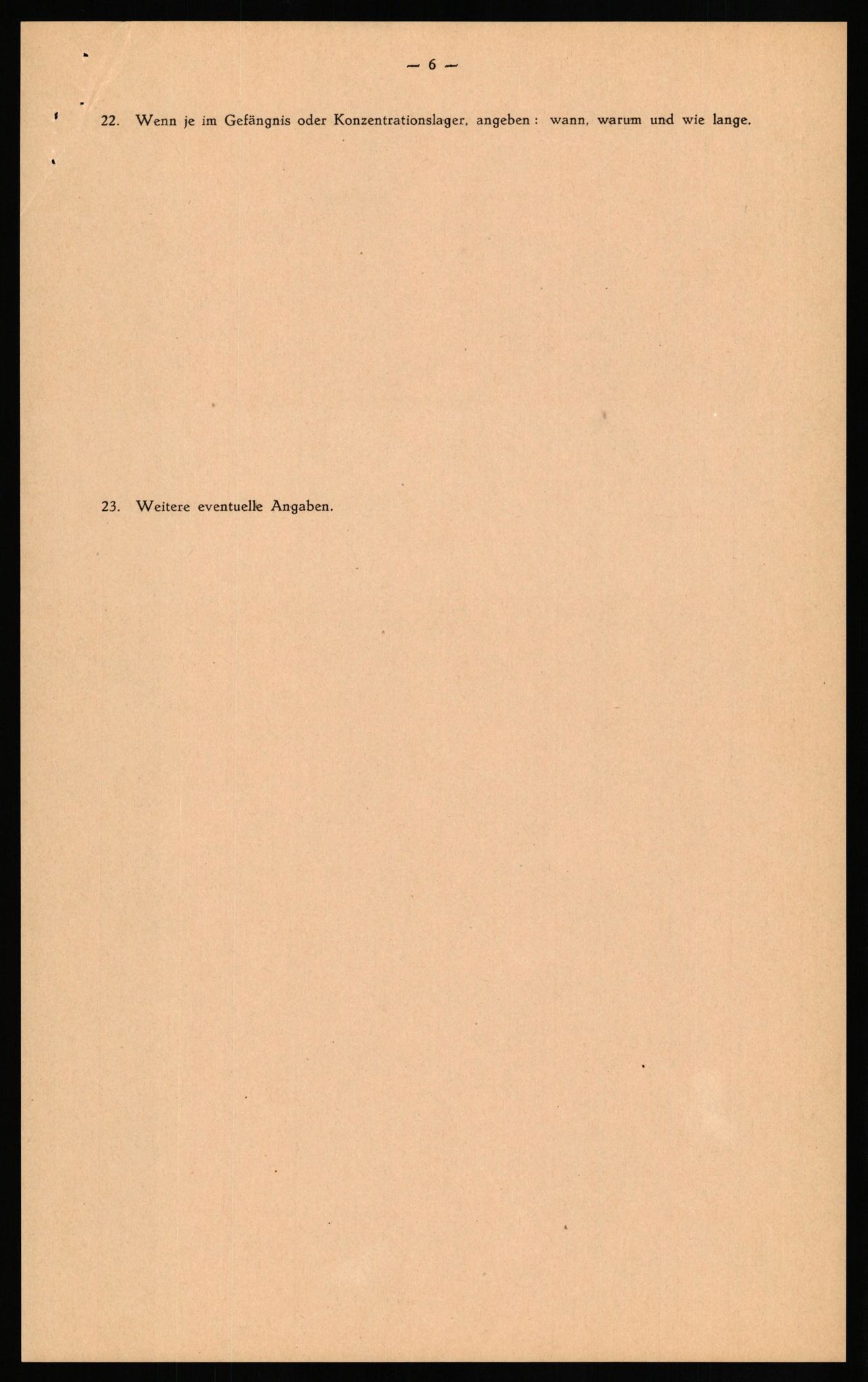 Forsvaret, Forsvarets overkommando II, RA/RAFA-3915/D/Db/L0028: CI Questionaires. Tyske okkupasjonsstyrker i Norge. Tyskere., 1945-1946, p. 169