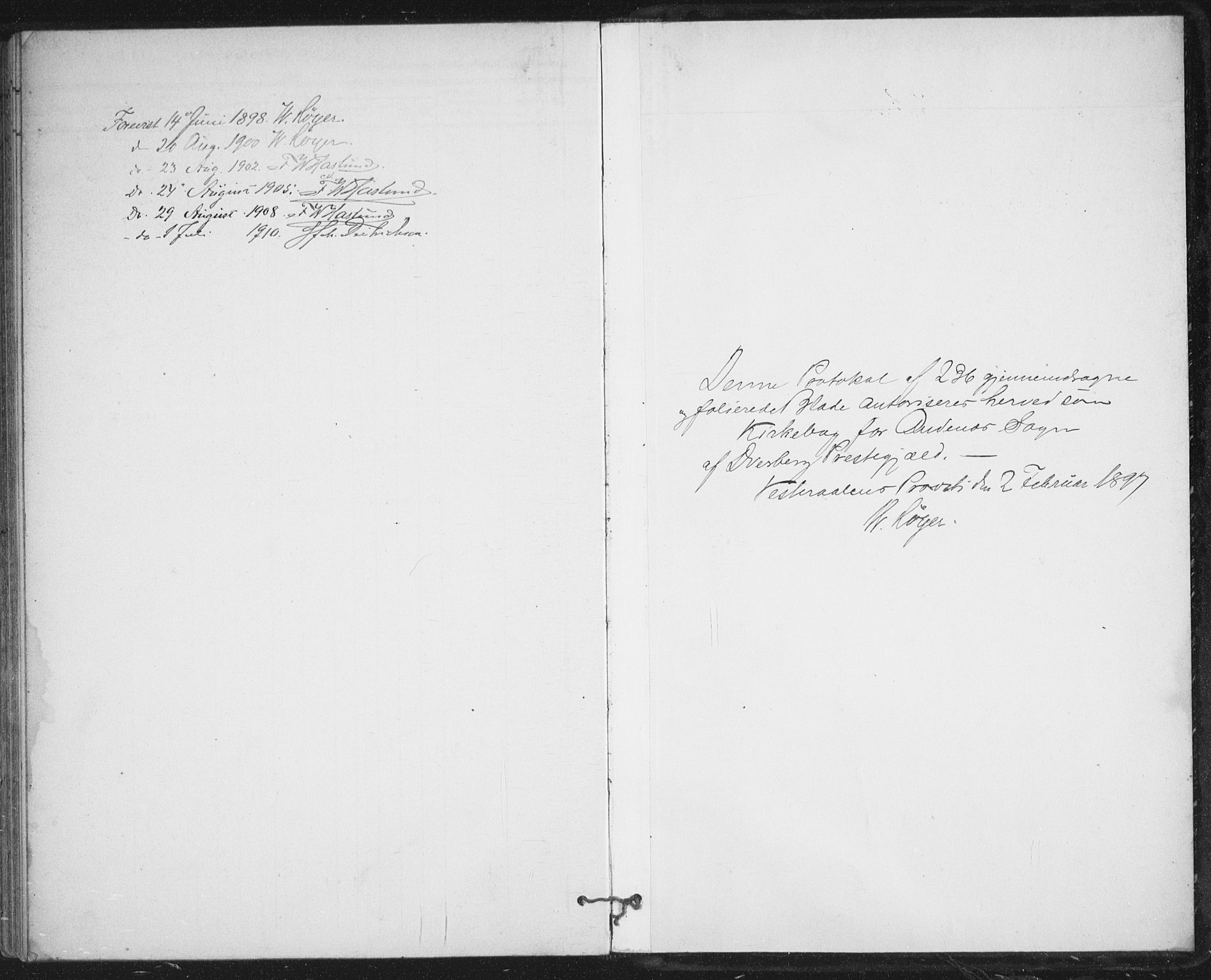 Ministerialprotokoller, klokkerbøker og fødselsregistre - Nordland, SAT/A-1459/899/L1437: Parish register (official) no. 899A05, 1897-1908