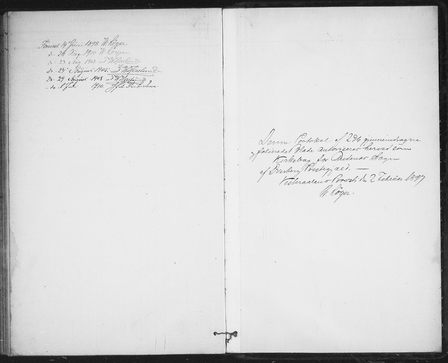 Ministerialprotokoller, klokkerbøker og fødselsregistre - Nordland, AV/SAT-A-1459/899/L1437: Parish register (official) no. 899A05, 1897-1908