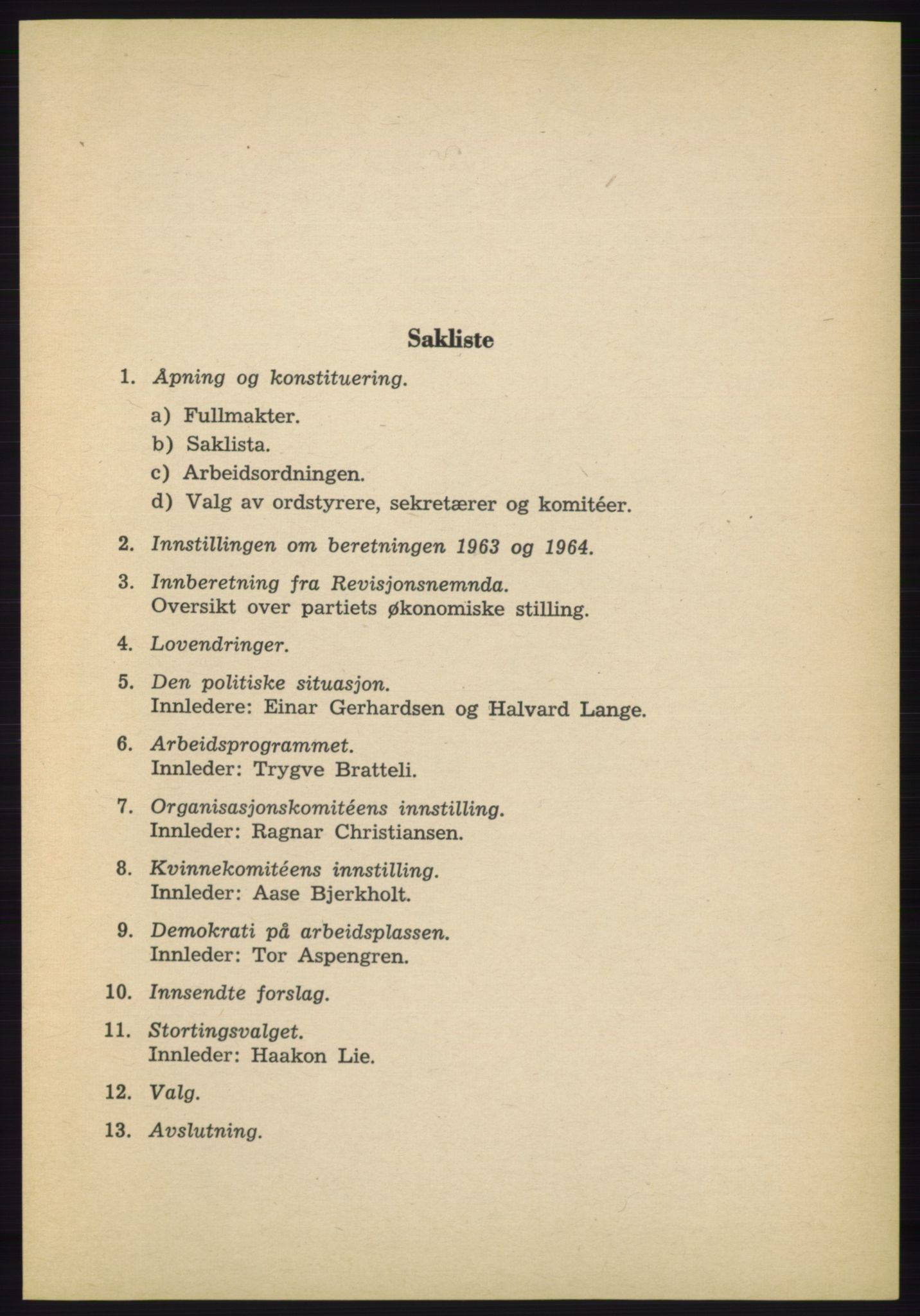 AAB, Det norske Arbeiderparti - publikasjoner, -/-: Protokoll over forhandlingene på det 40. ordinære landsmøte 27.-29. mai 1965 i Oslo, 1965
