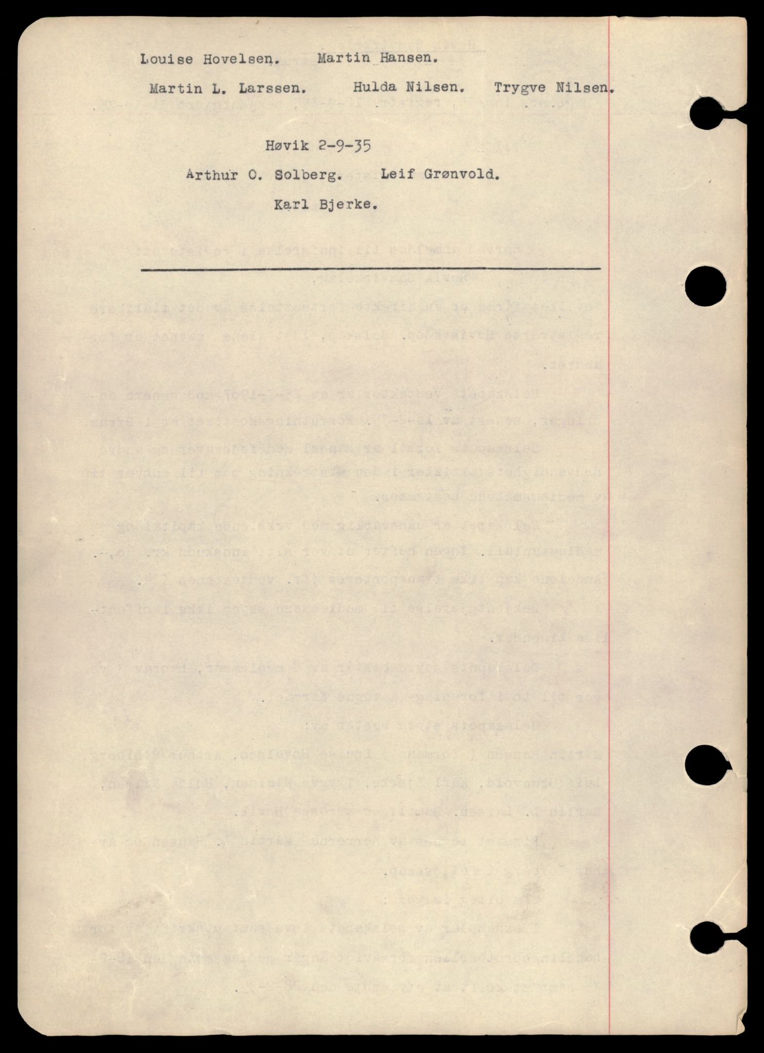 Asker og Bærum tingrett, AV/SAT-A-10379/K/Kb/Kba/L0098: Slettede andelslag Østre Bærum, H - S, 1890-1972, p. 2