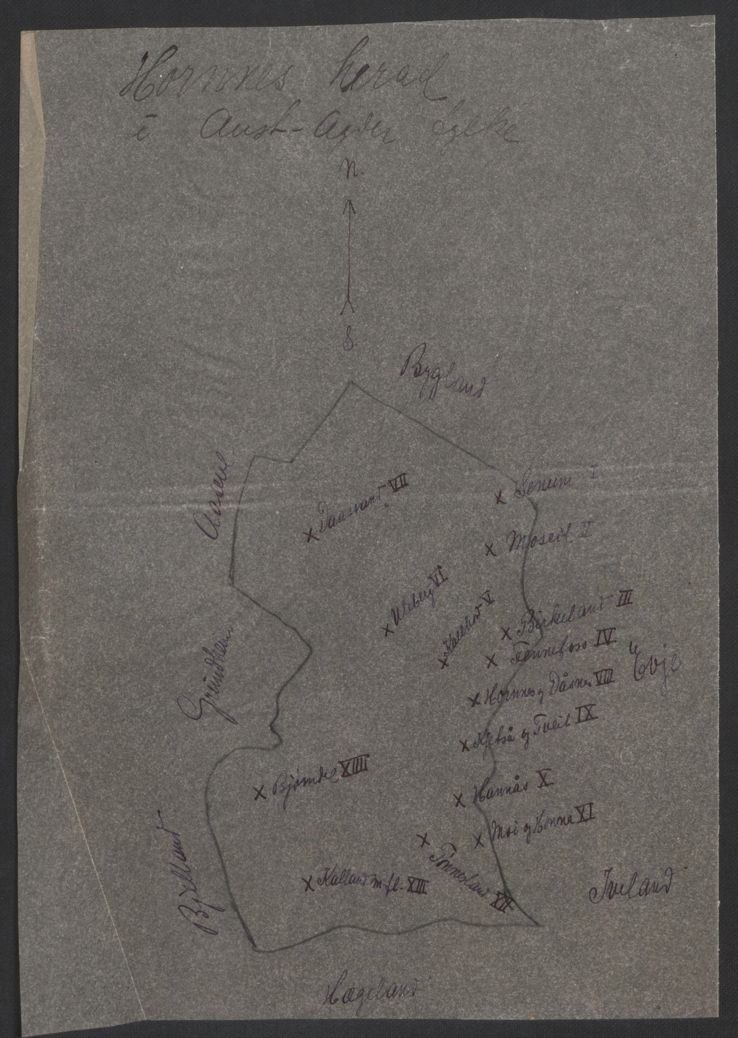 SAK, 1920 census for Hornnes, 1920, p. 7