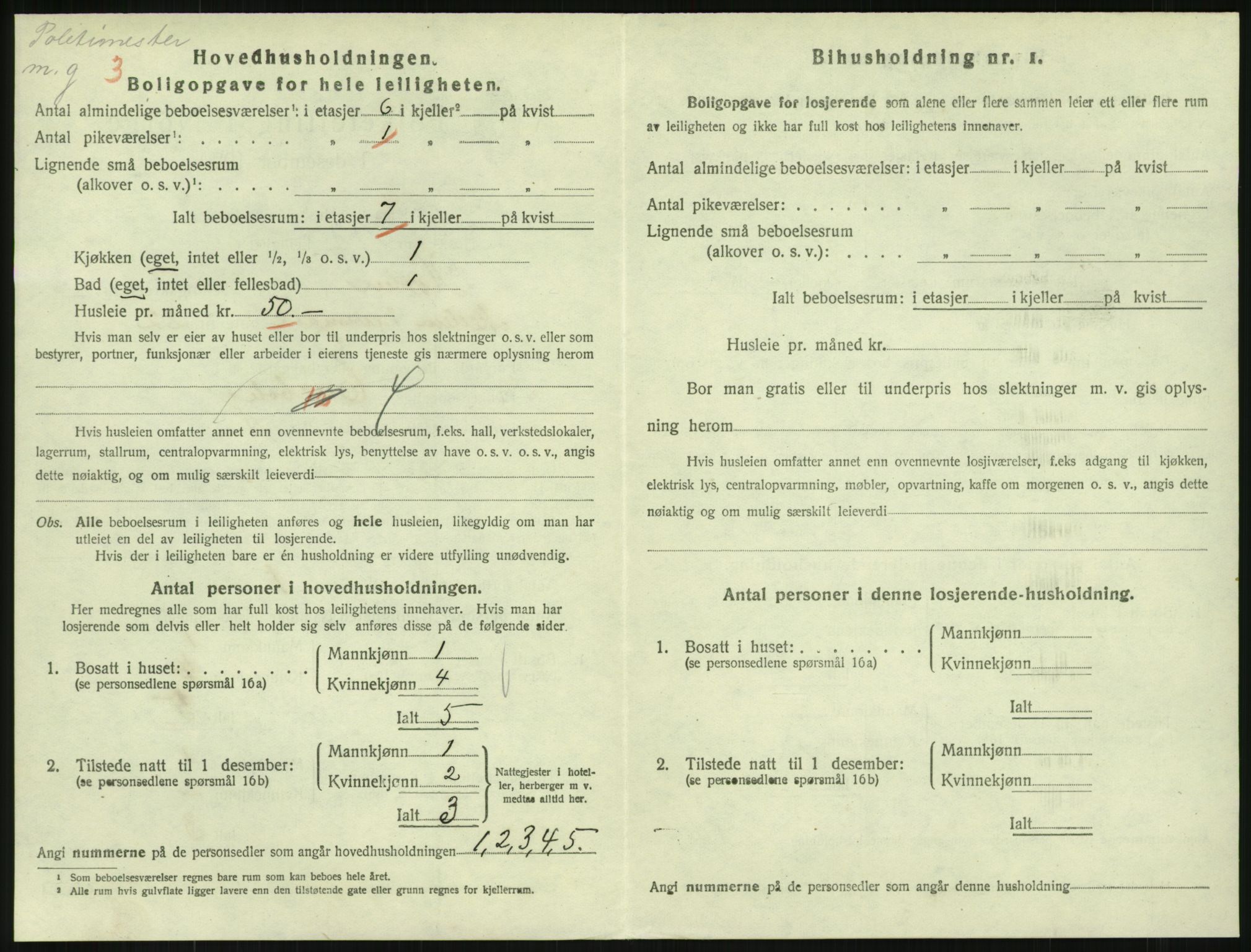 SAKO, 1920 census for Horten, 1920, p. 4464