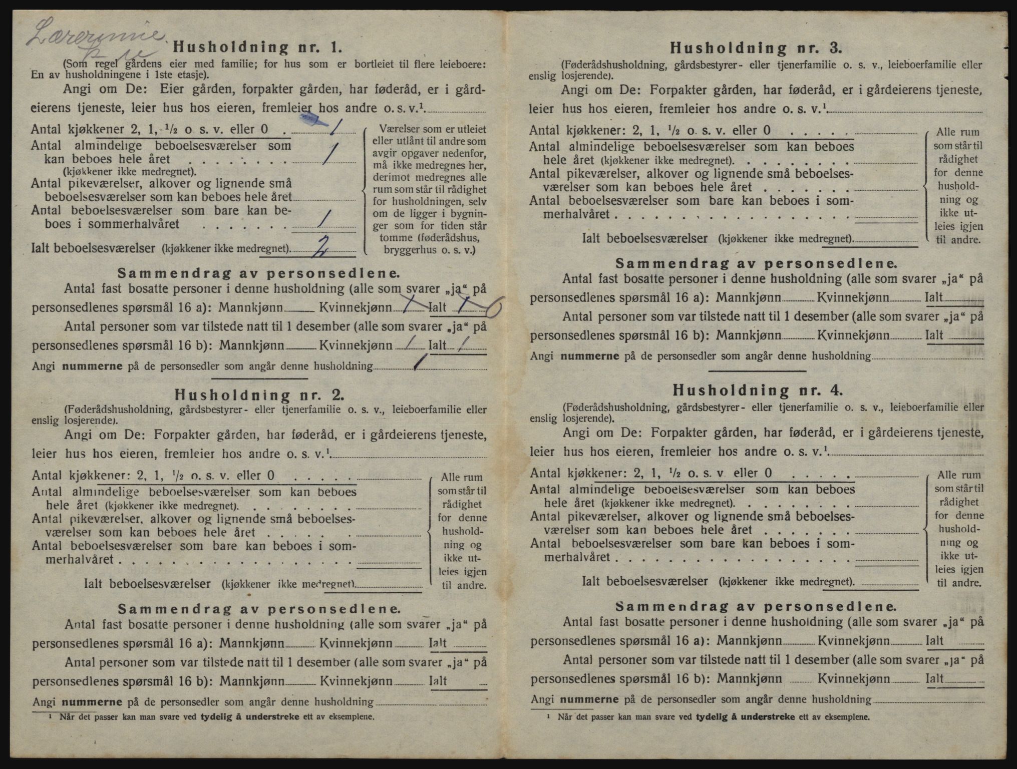 SATØ, 1920 census for Sørfjord, 1920, p. 218