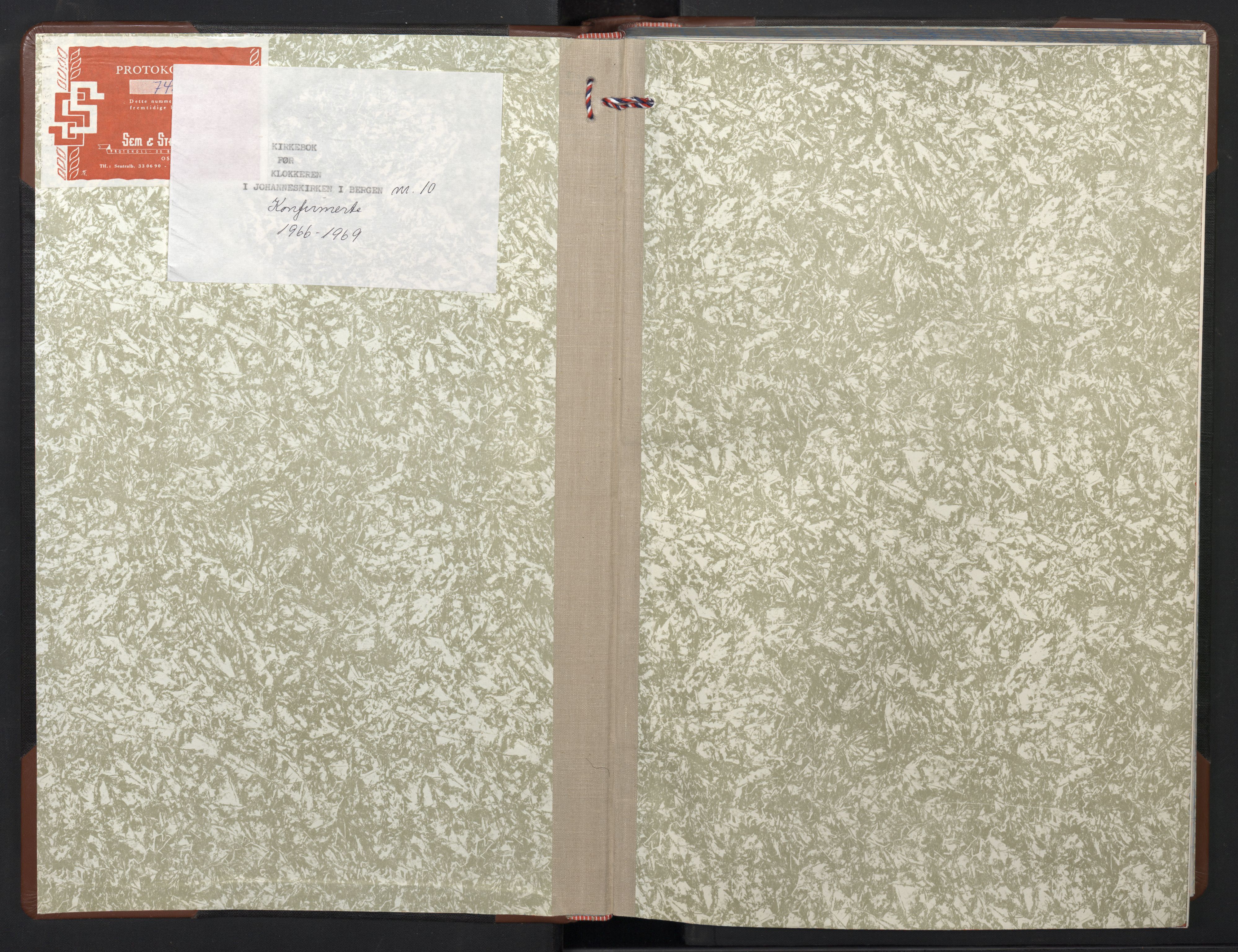 Johanneskirken sokneprestembete, SAB/A-76001/H/Hab: Parish register (copy) no. B 5, 1966-1969