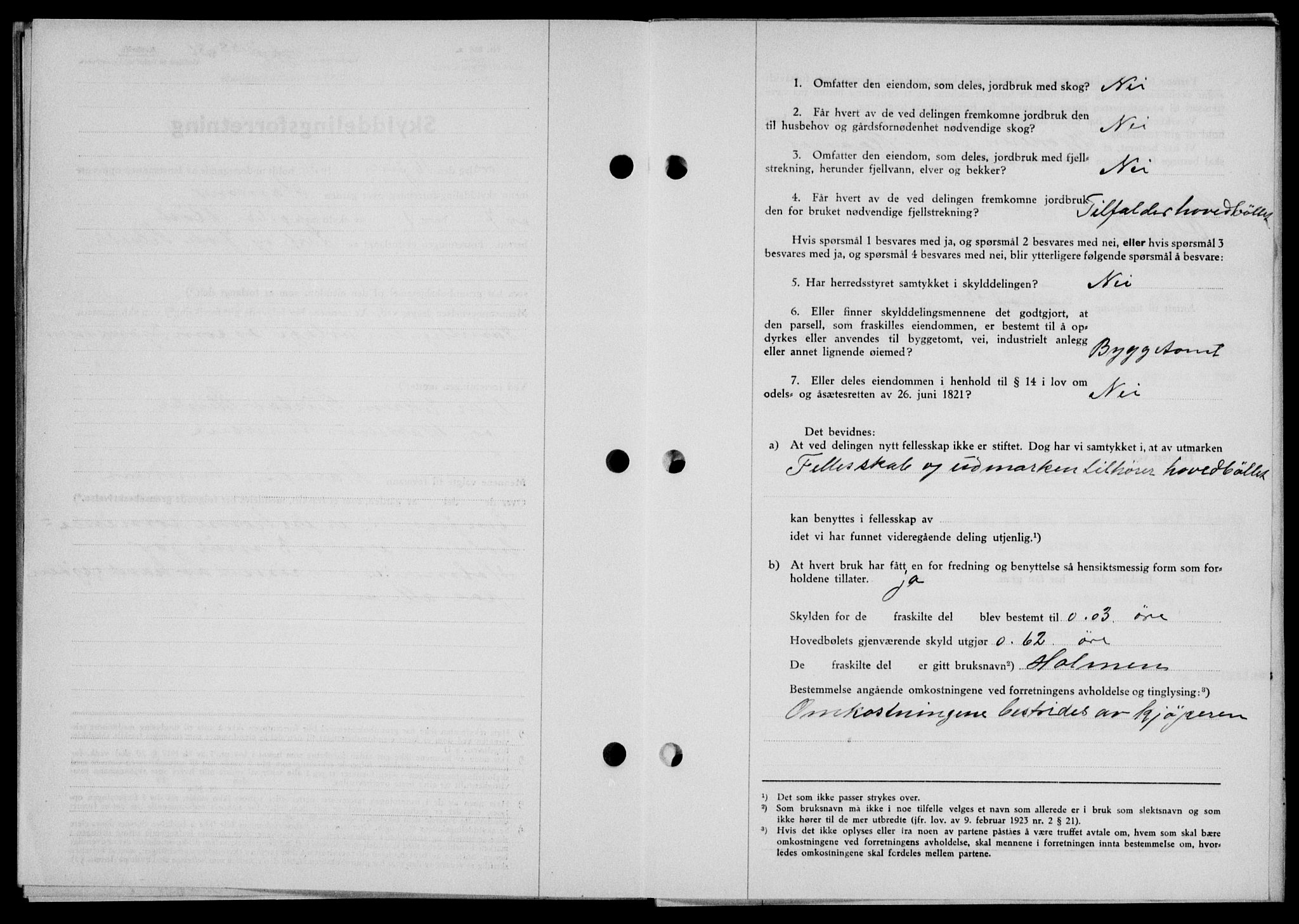 Lofoten sorenskriveri, SAT/A-0017/1/2/2C/L0001a: Mortgage book no. 1a, 1936-1937, Diary no: : 2153/1936