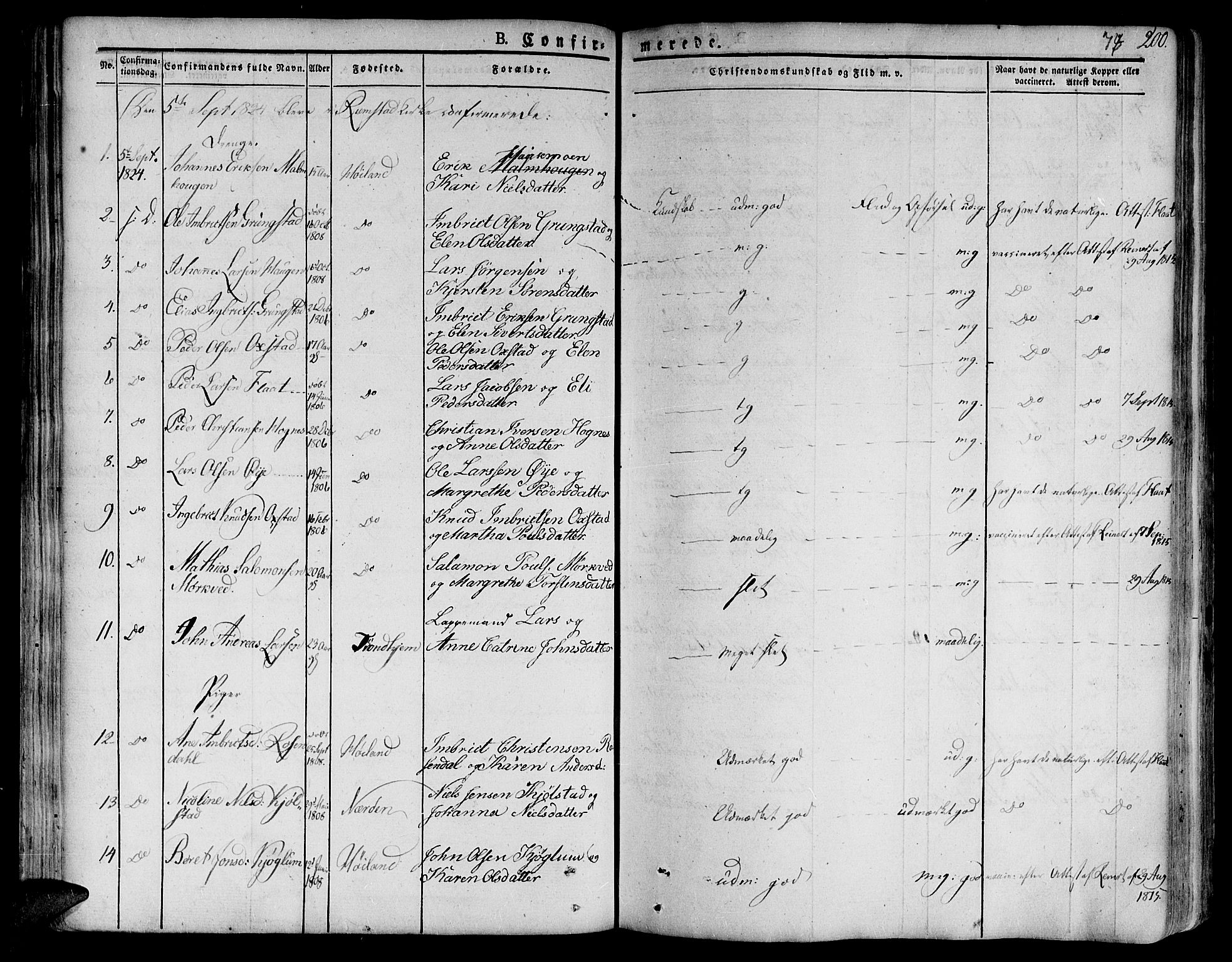 Ministerialprotokoller, klokkerbøker og fødselsregistre - Nord-Trøndelag, SAT/A-1458/758/L0510: Parish register (official) no. 758A01 /1, 1821-1841, p. 74