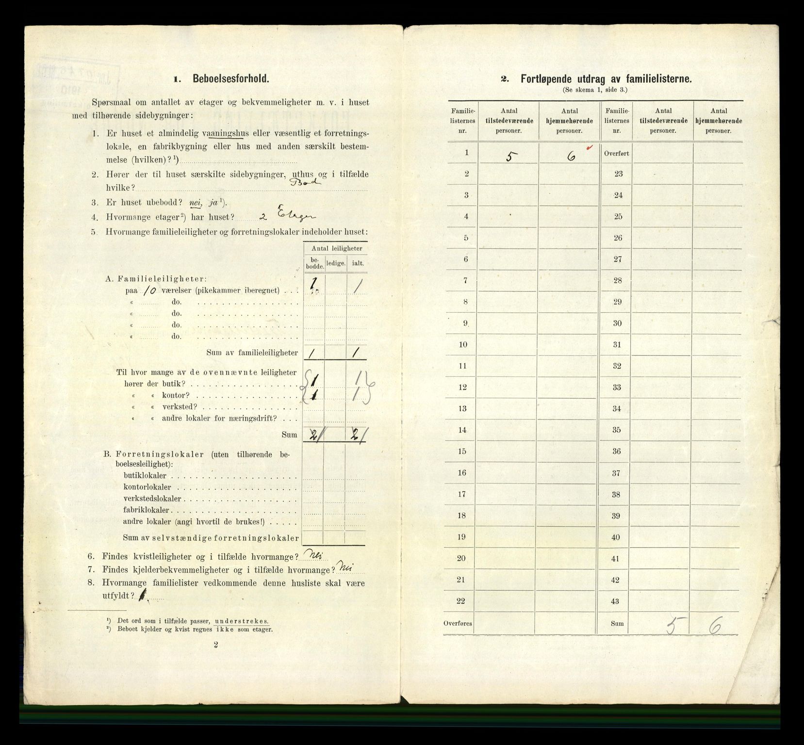 RA, 1910 census for Tvedestrand, 1910, p. 570