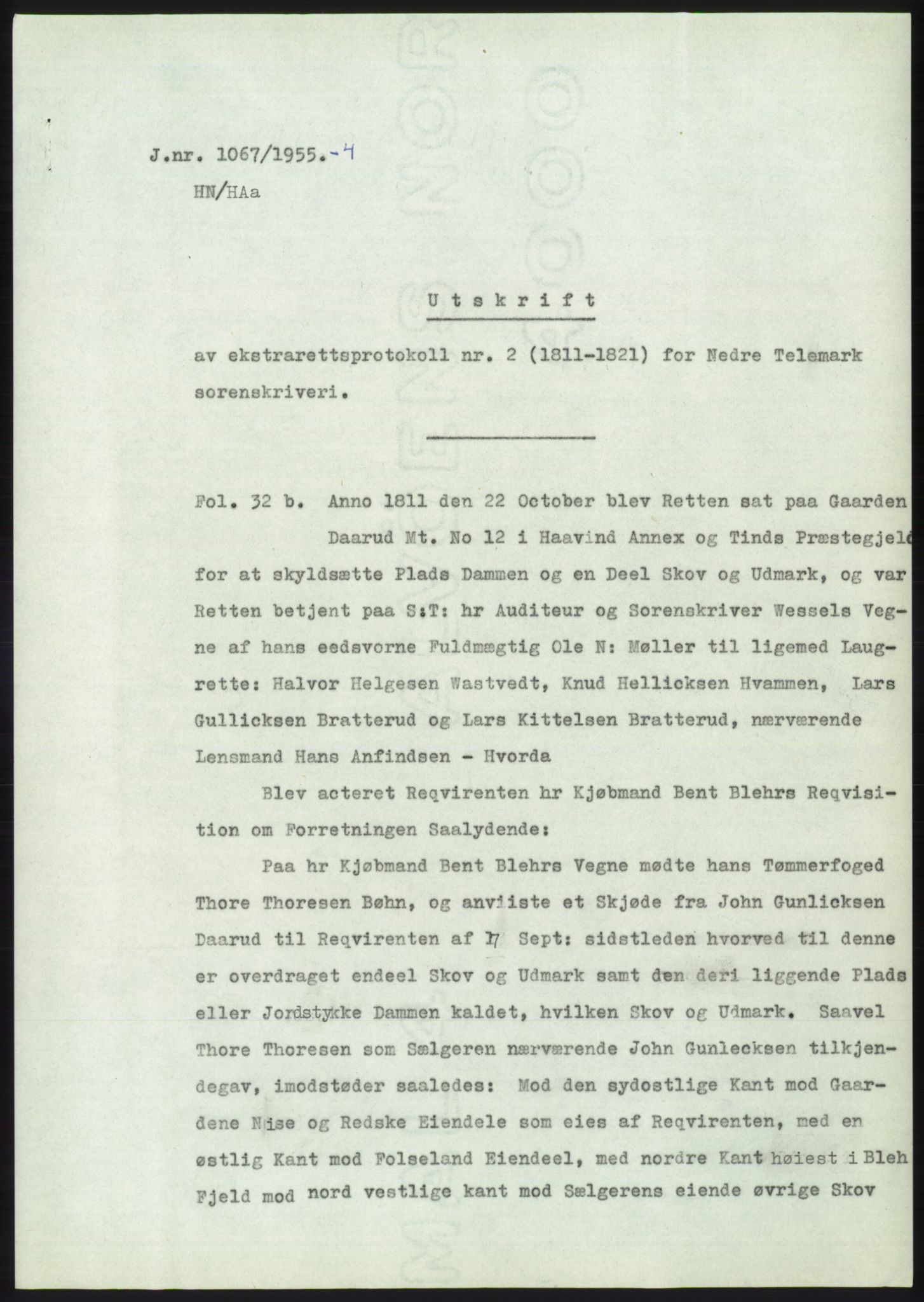 Statsarkivet i Kongsberg, SAKO/A-0001, 1955, p. 320