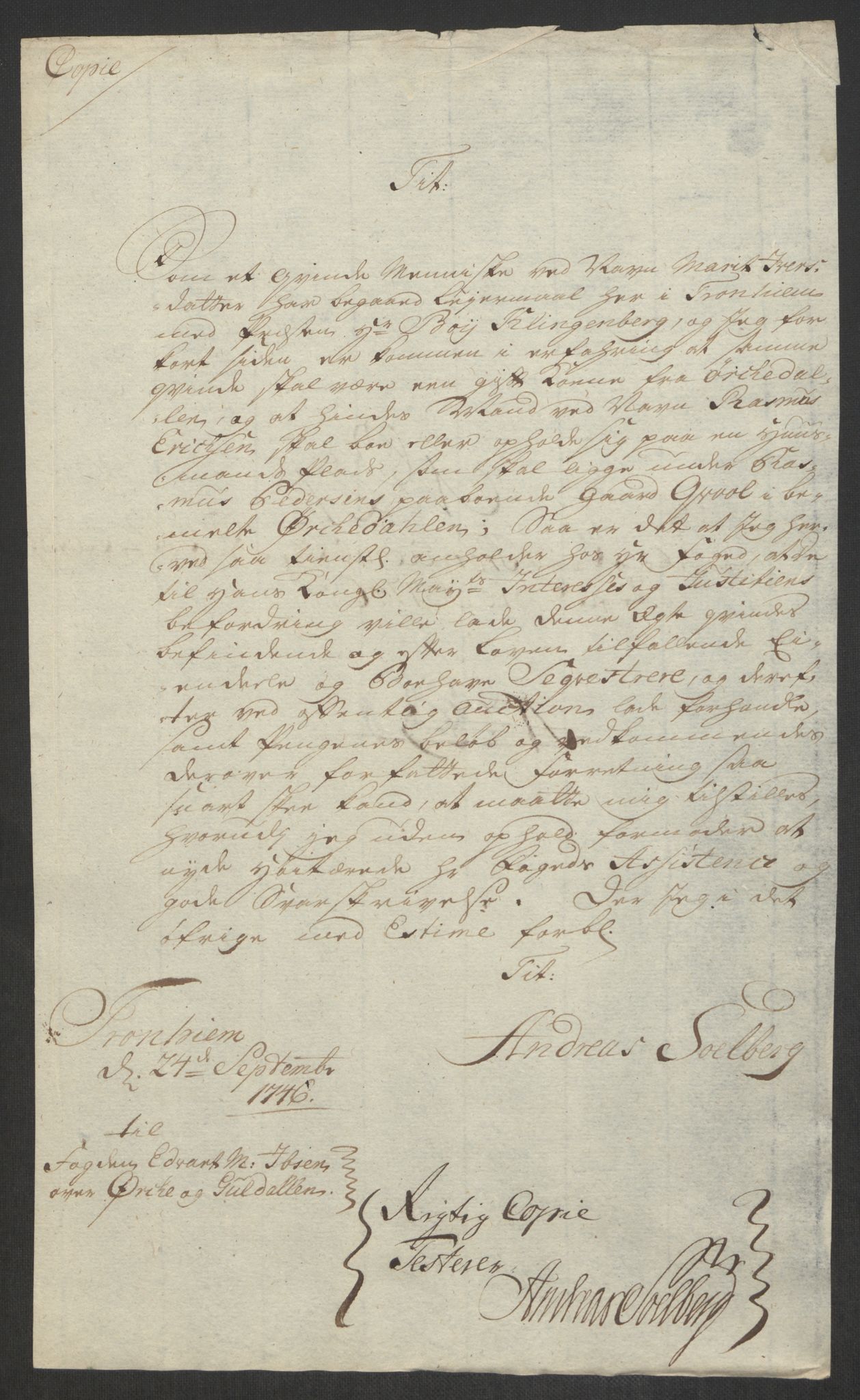 Rentekammeret inntil 1814, Reviderte regnskaper, Byregnskaper, RA/EA-4066/R/Rs/L0541: [S22] Sikt og sakefall, 1743-1746, p. 358