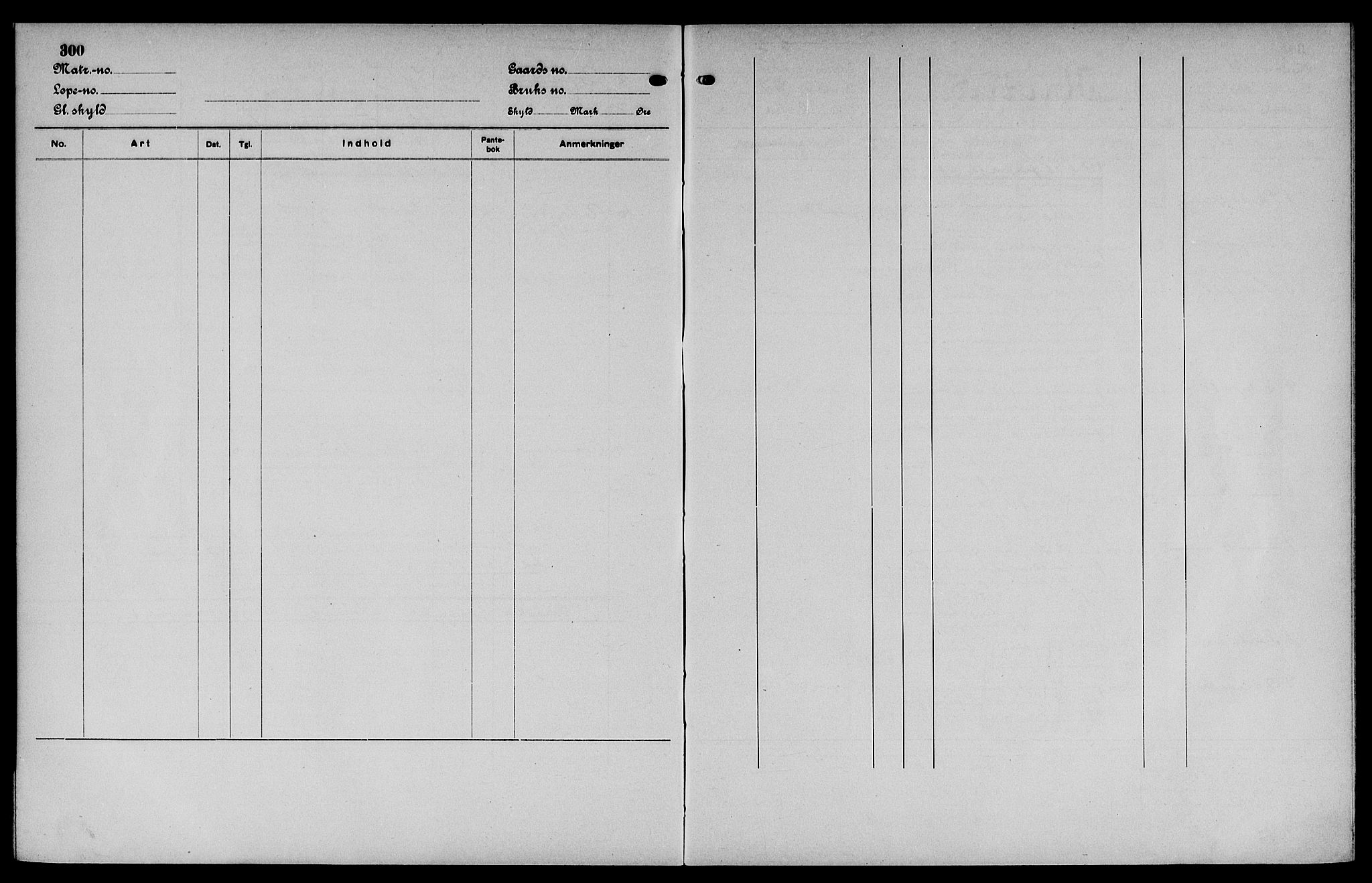 Vinger og Odal sorenskriveri, SAH/TING-022/H/Ha/Hac/Hacc/L0005: Mortgage register no. 3.5, 1923, p. 300