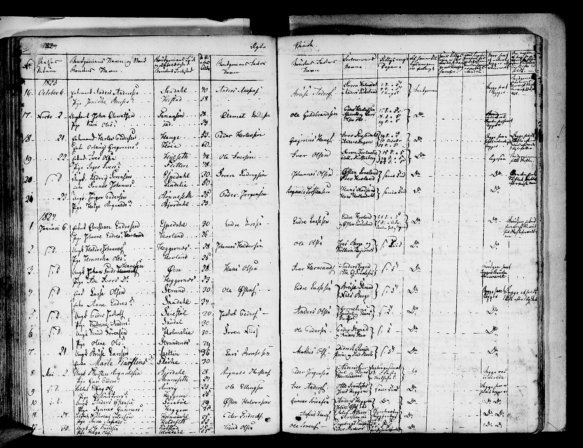 Fjaler sokneprestembete, AV/SAB-A-79801/H/Haa/Haaa/L0005: Parish register (official) no. A 5, 1821-1835, p. 90