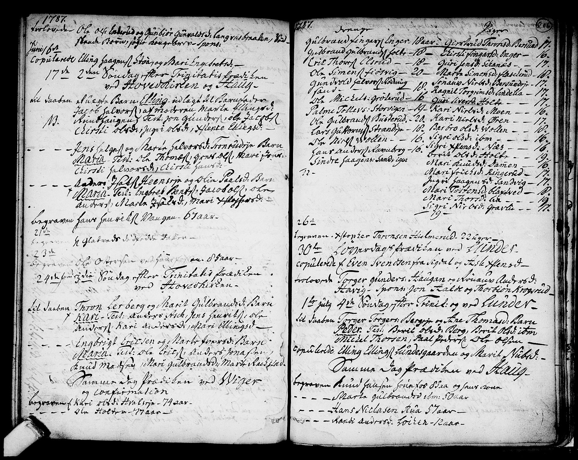 Norderhov kirkebøker, SAKO/A-237/F/Fa/L0005: Parish register (official) no. 5, 1775-1789, p. 206